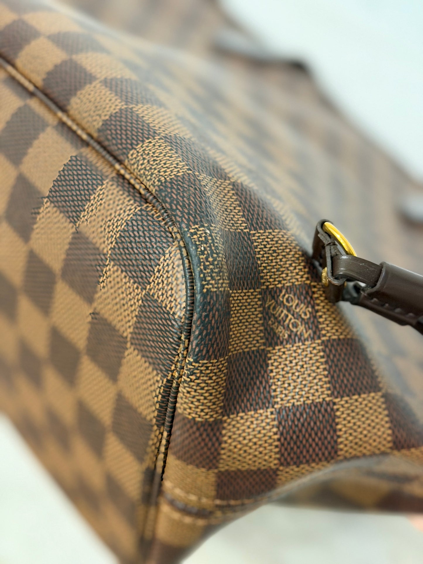Louis Vuitton Neverfull MM DE Set (Bag and Pouch)