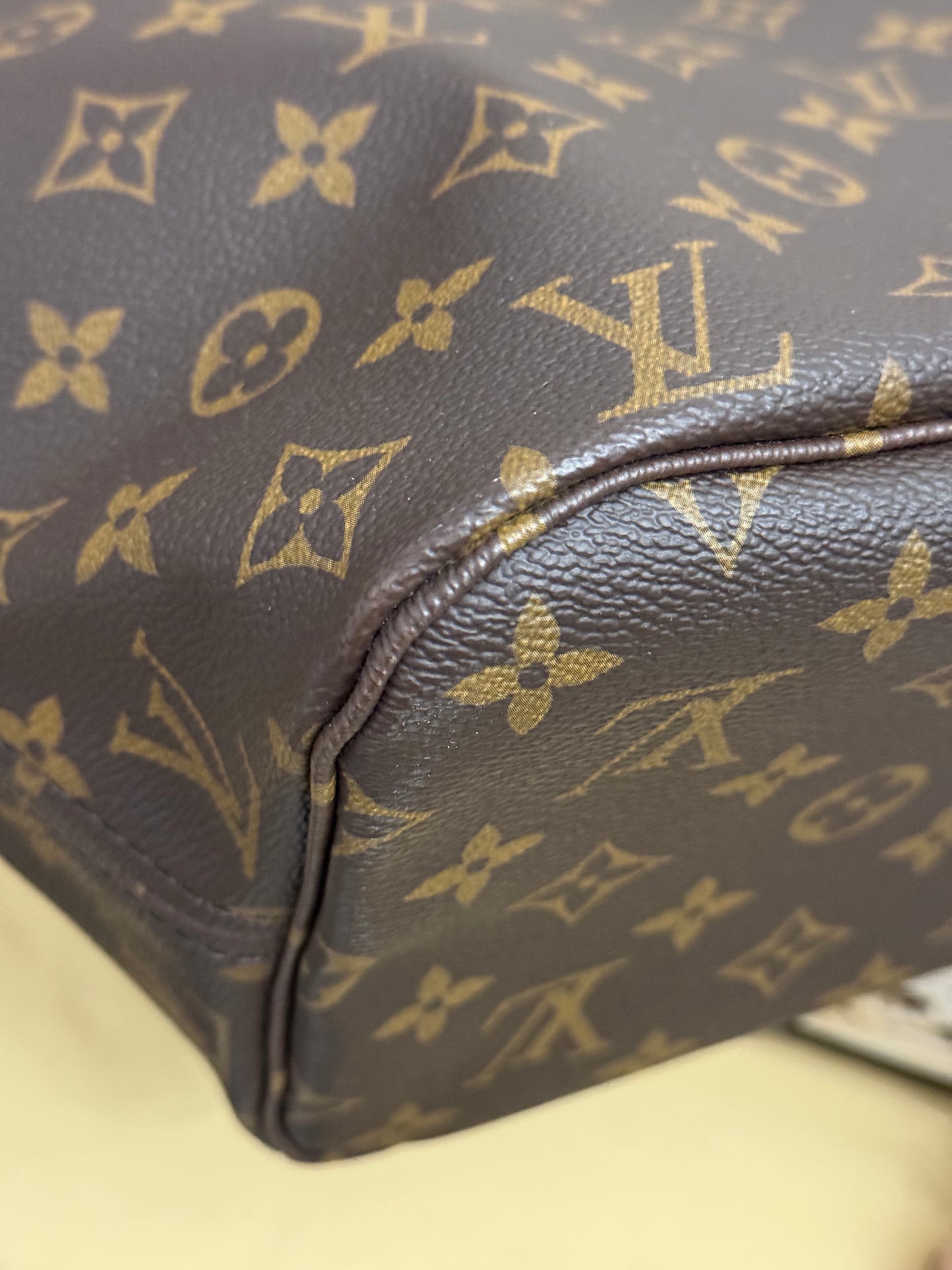 Louis Vuitton Neverfull MM Mono Pivoine Bag Only