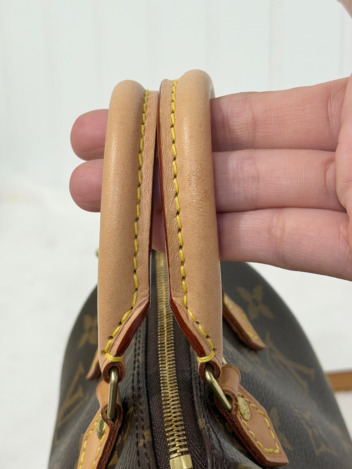 Louis Vuitton Nano Speedy Mono with Non-Detachable Strap
