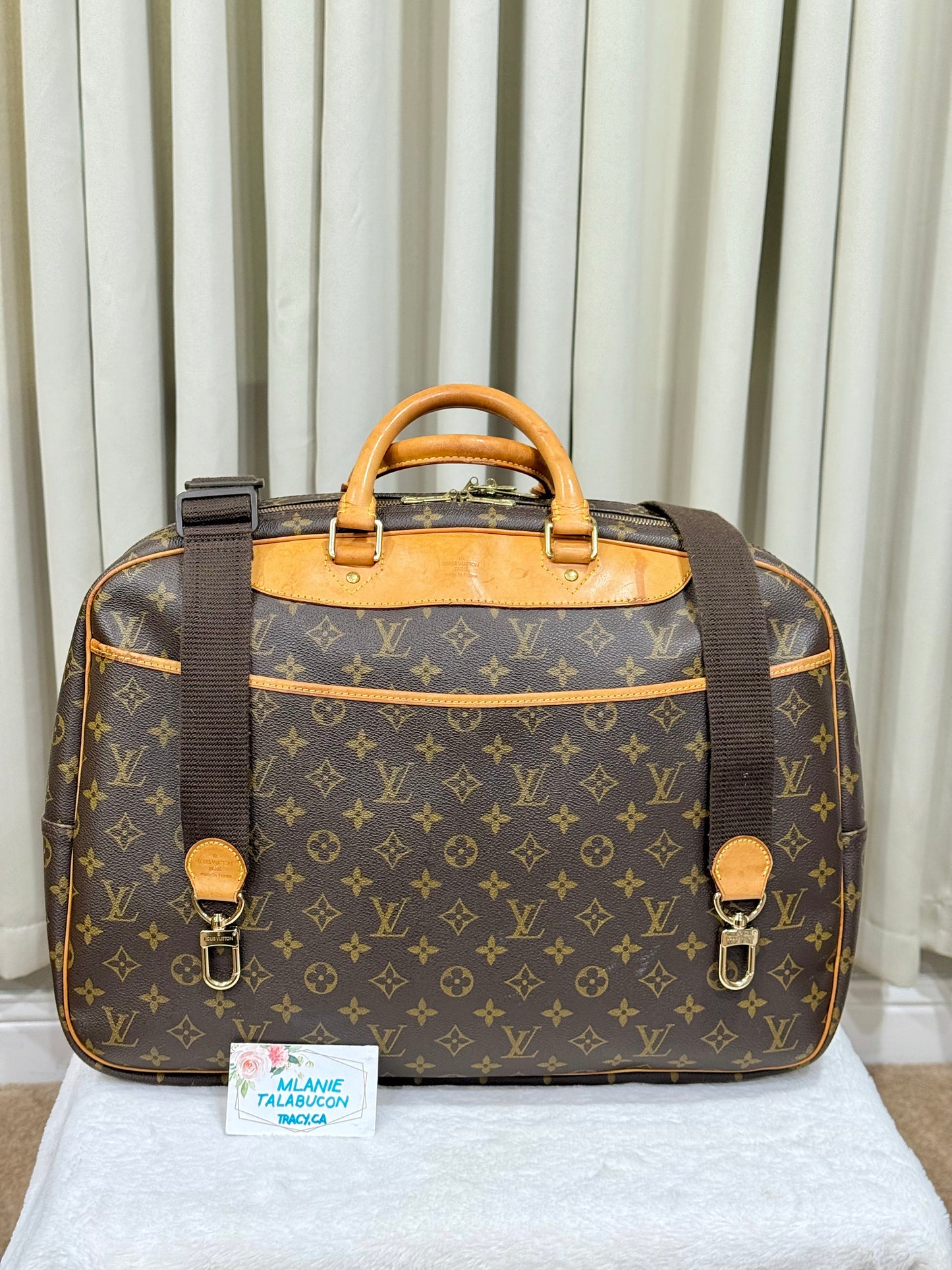 Louis Vuitton Alize 24 Mono soft Suitcase