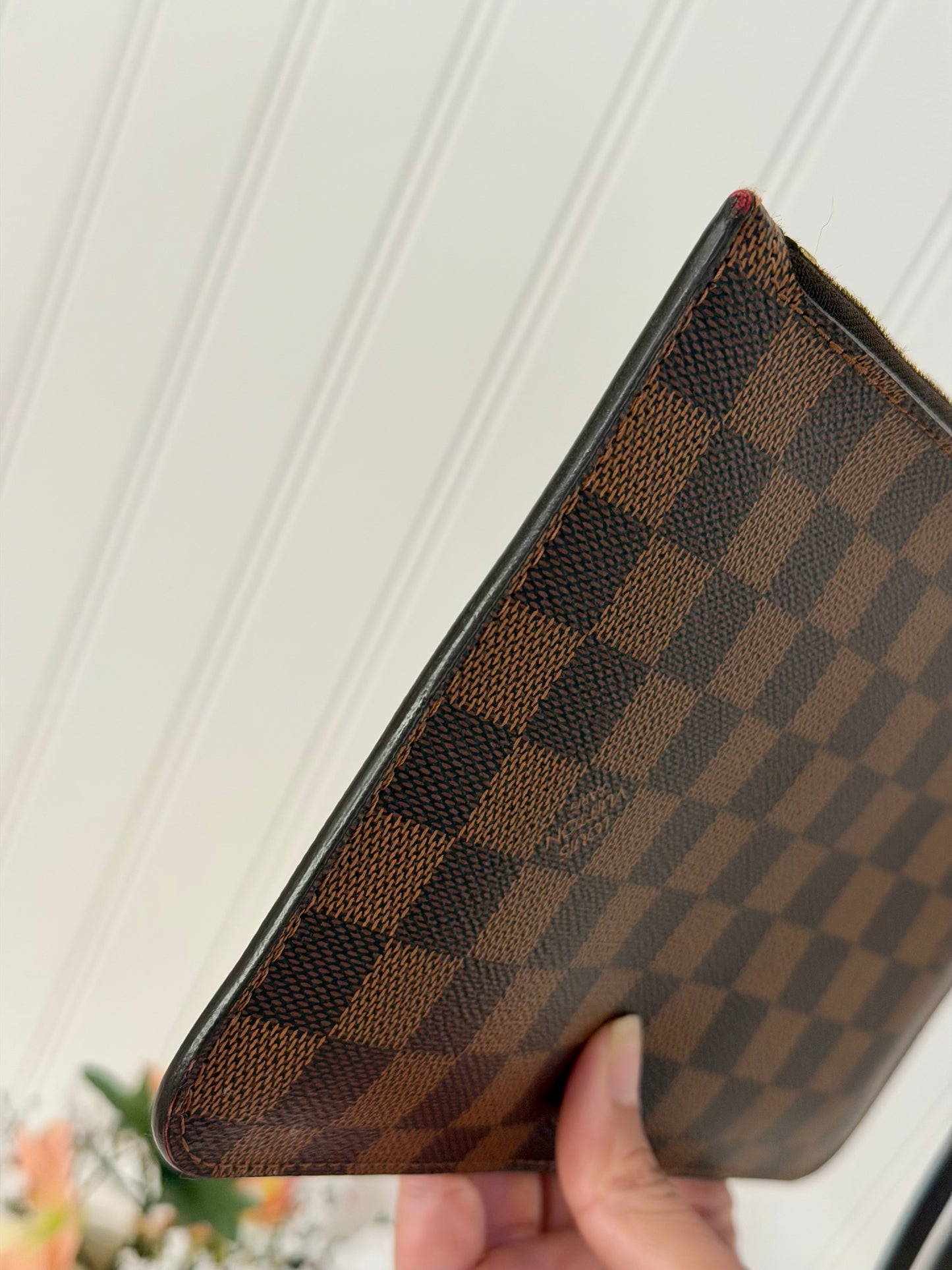 Louis Vuitton Neverfull MM DE Set (Bag and Pouch)