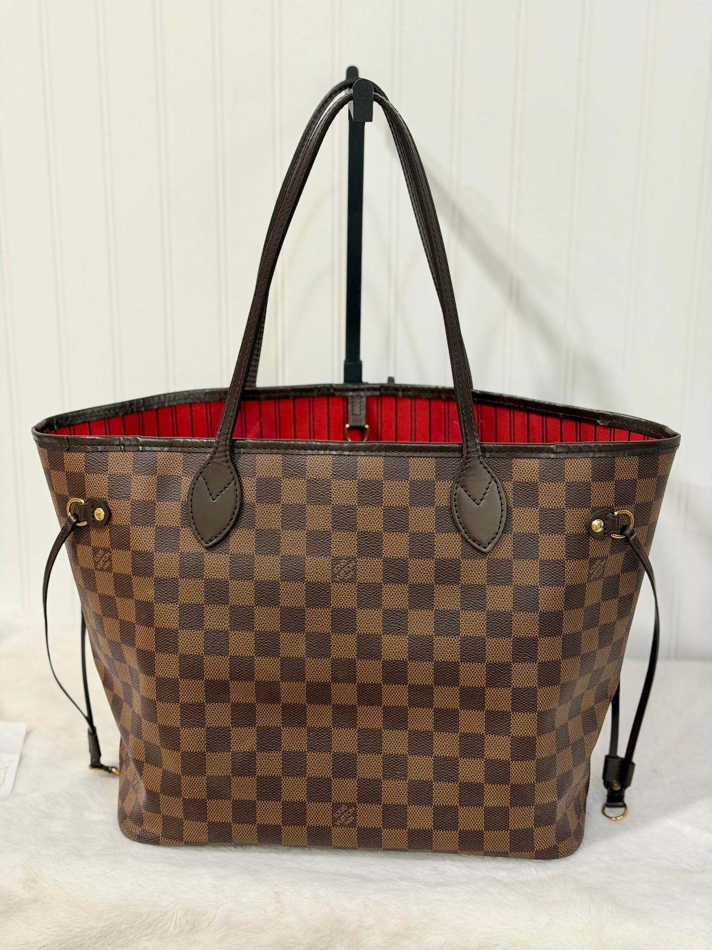 Louis Vuitton Neverfull MM DE Set (Bag and Pouch)