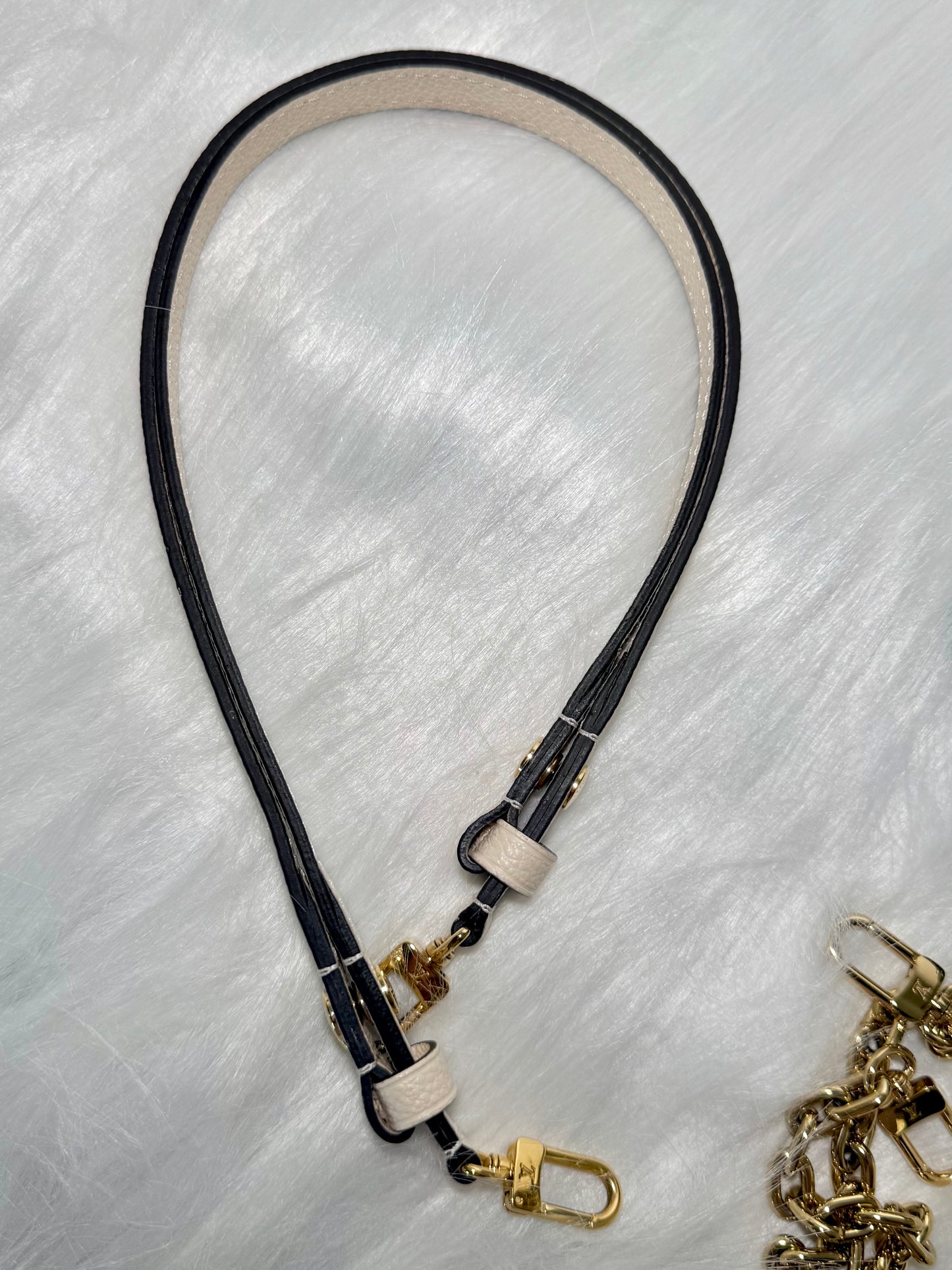Louis Vuitton Ivy Wallet on Chain Cream Empreinte
