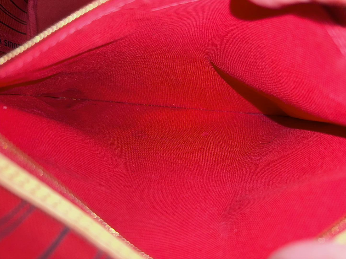 Louis Vuitton Neverfull MM Mono Cherry Bag and Pouch