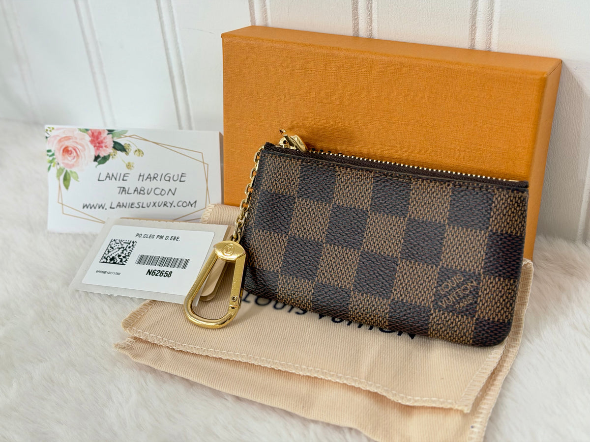 Louis Vuitton Key Pouch/Cles Damier Ebene