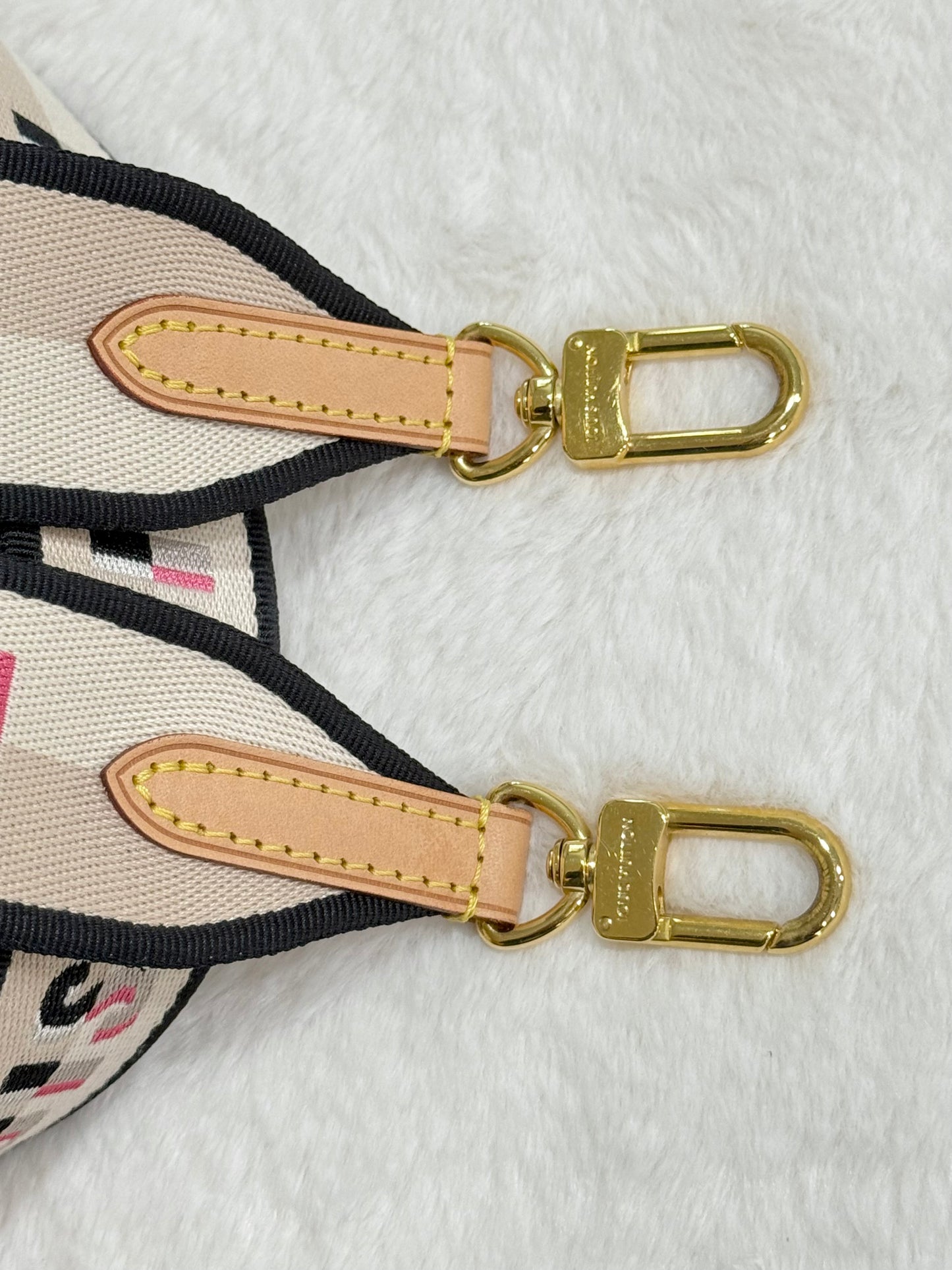 Louis Vuitton Speedy Bandouliere 20 Mono with Black/Pink Strap