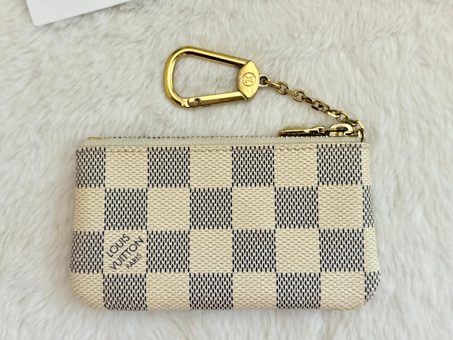 Louis Vuitton Key Pouch Damier Azur