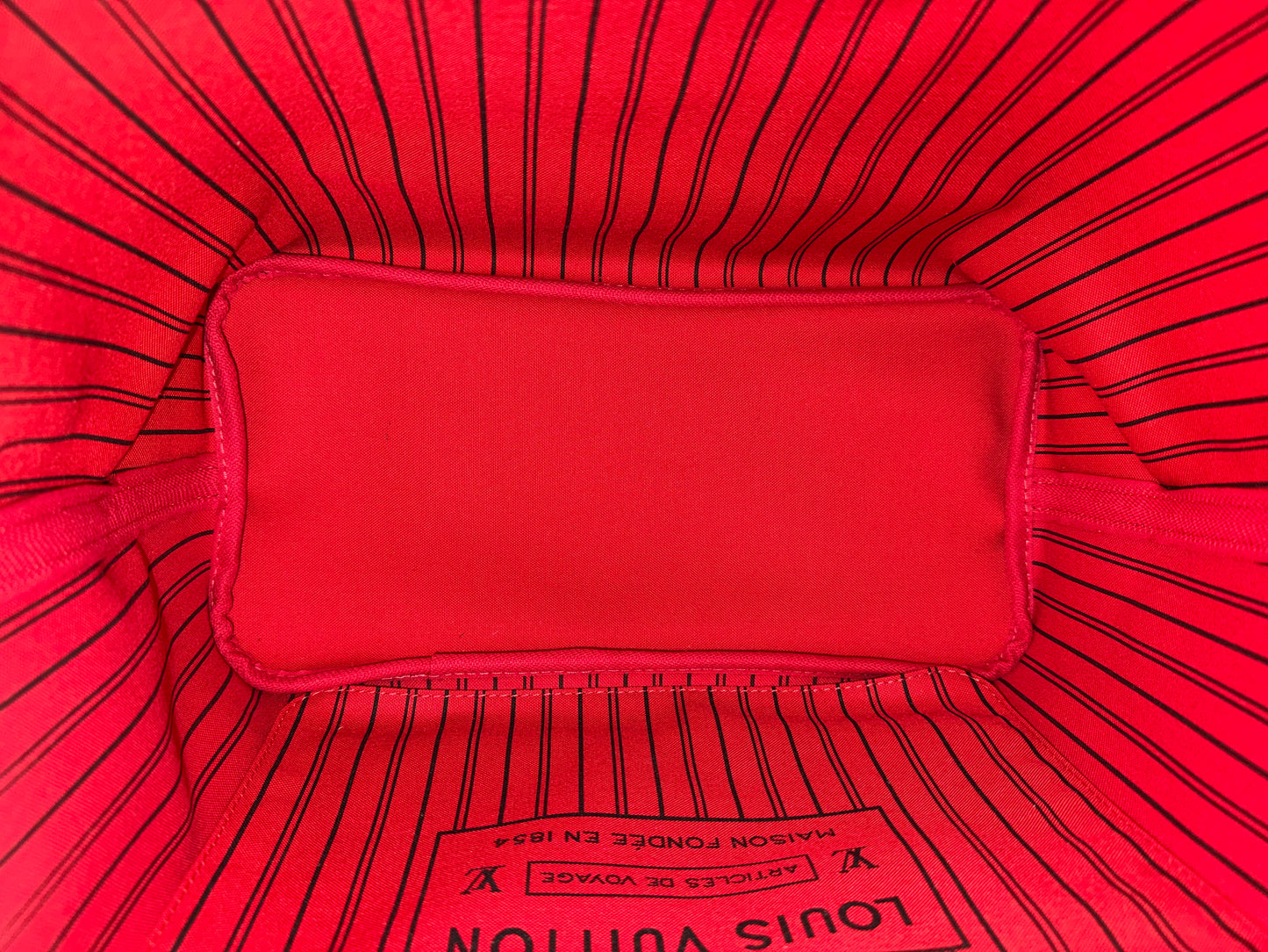 Louis Vuitton Neverfull MM Damier Ebene Cerise