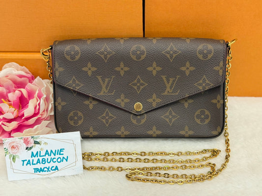 Louis Vuitton Pochette Felicie Mono with CC Insert Only