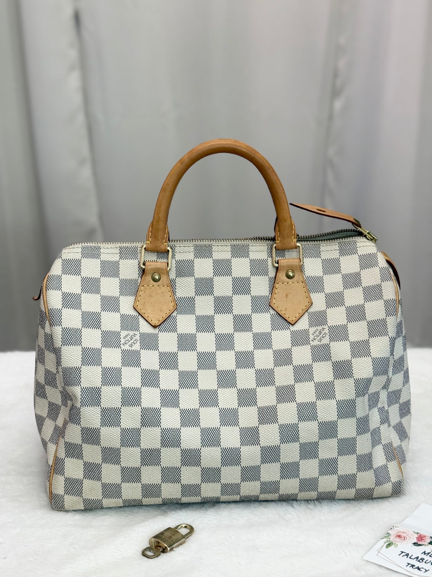 Louis Vuitton Speedy 30 Damier Azur