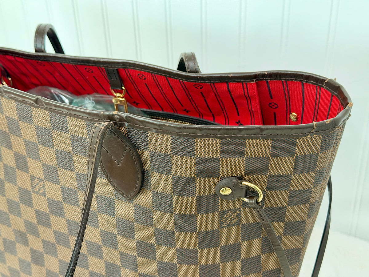 Louis Vuitton Neverfull MM Damier Ebene Bag Only