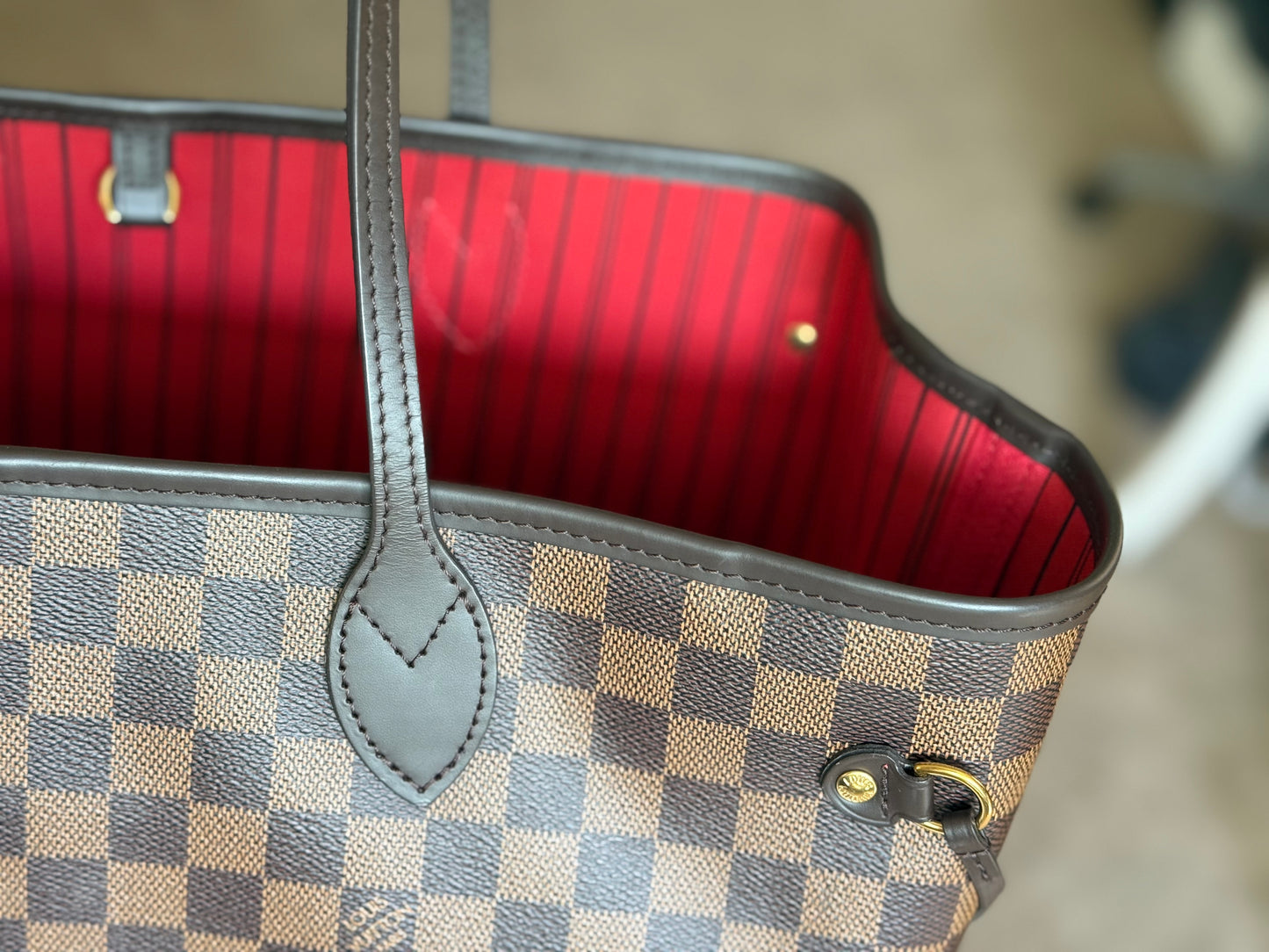Louis Vuitton Neverfull GM DE Cerise Bag Only