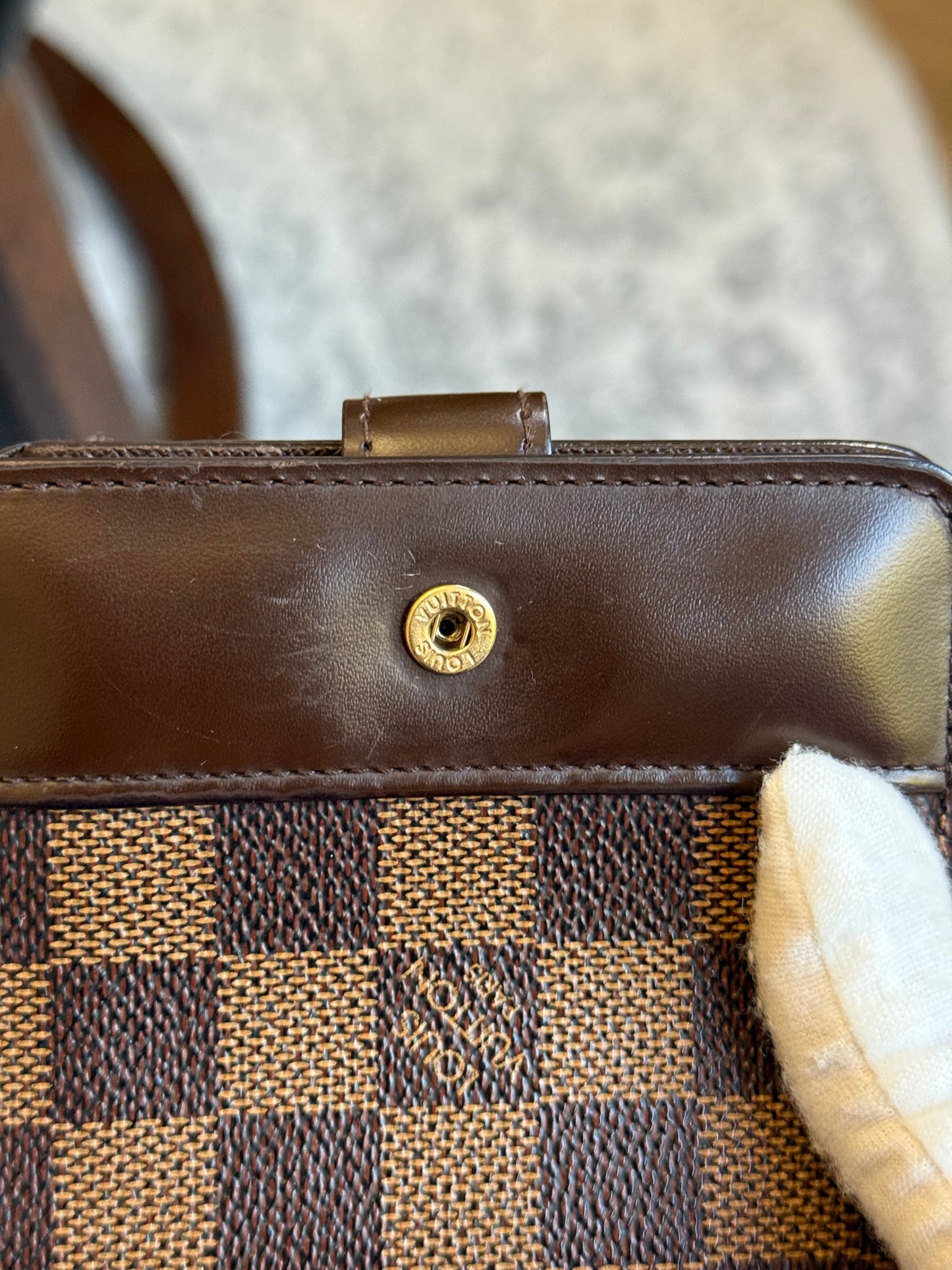 Louis Vuitton Compact Zippy Wallet in Damier Ebene
