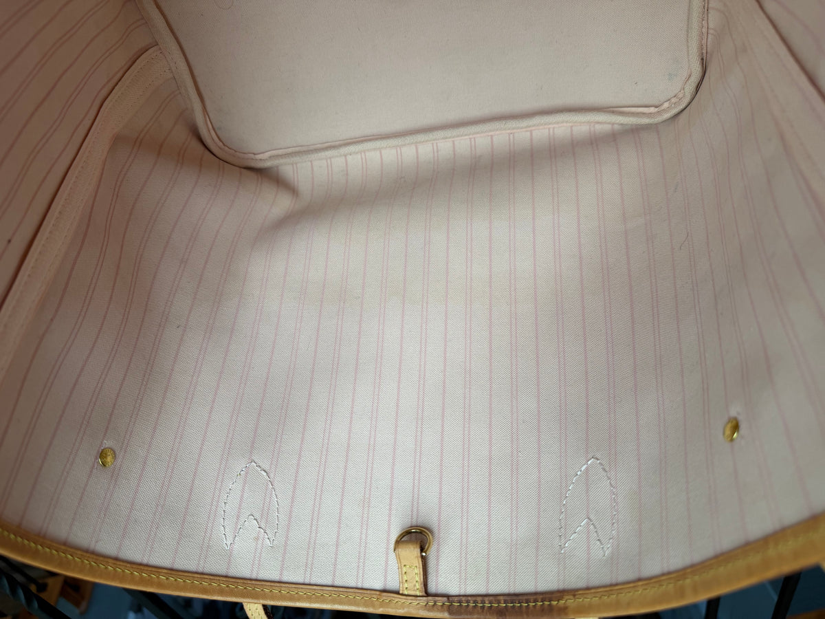 Louis Vuitton Neverfull MM Damier Azur Rose Ballerine
