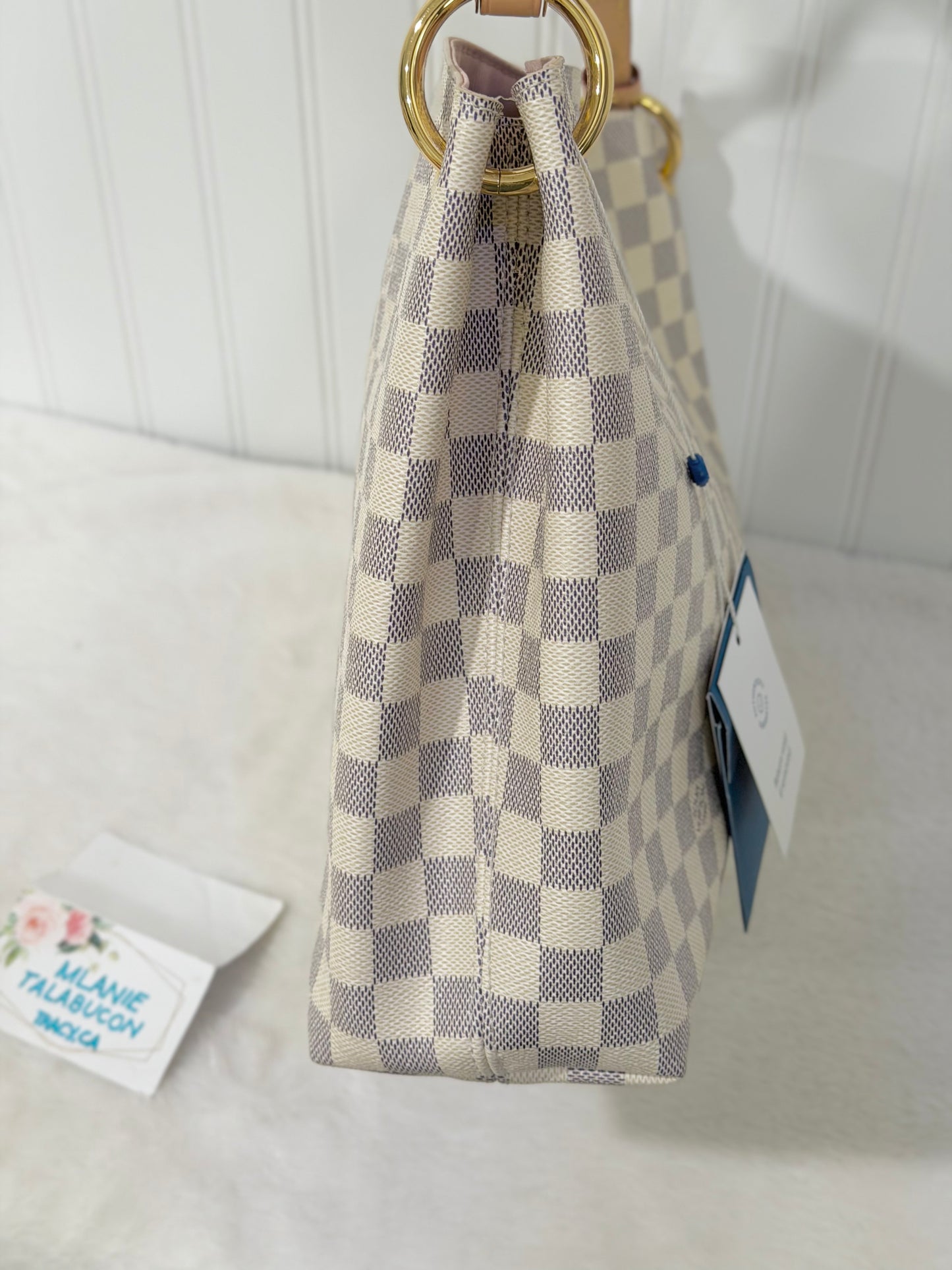 Louis Vuitton Graceful PM Damier Azur Rose Ballerine