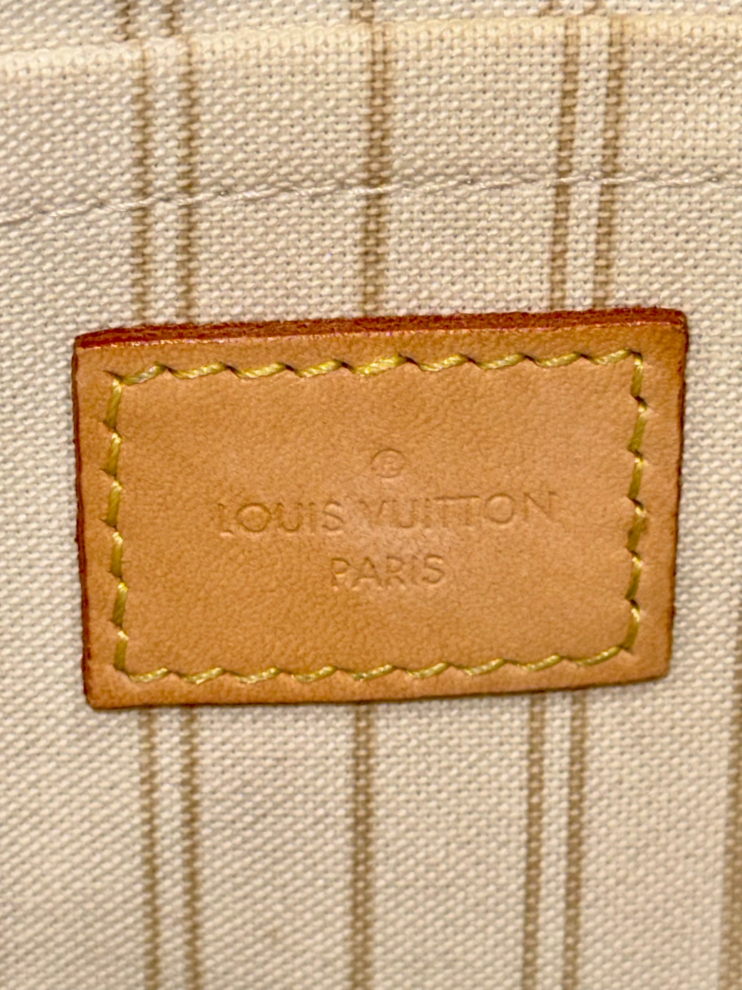 Louis Vuitton Neverfull MM/GM Damier Azur Beige