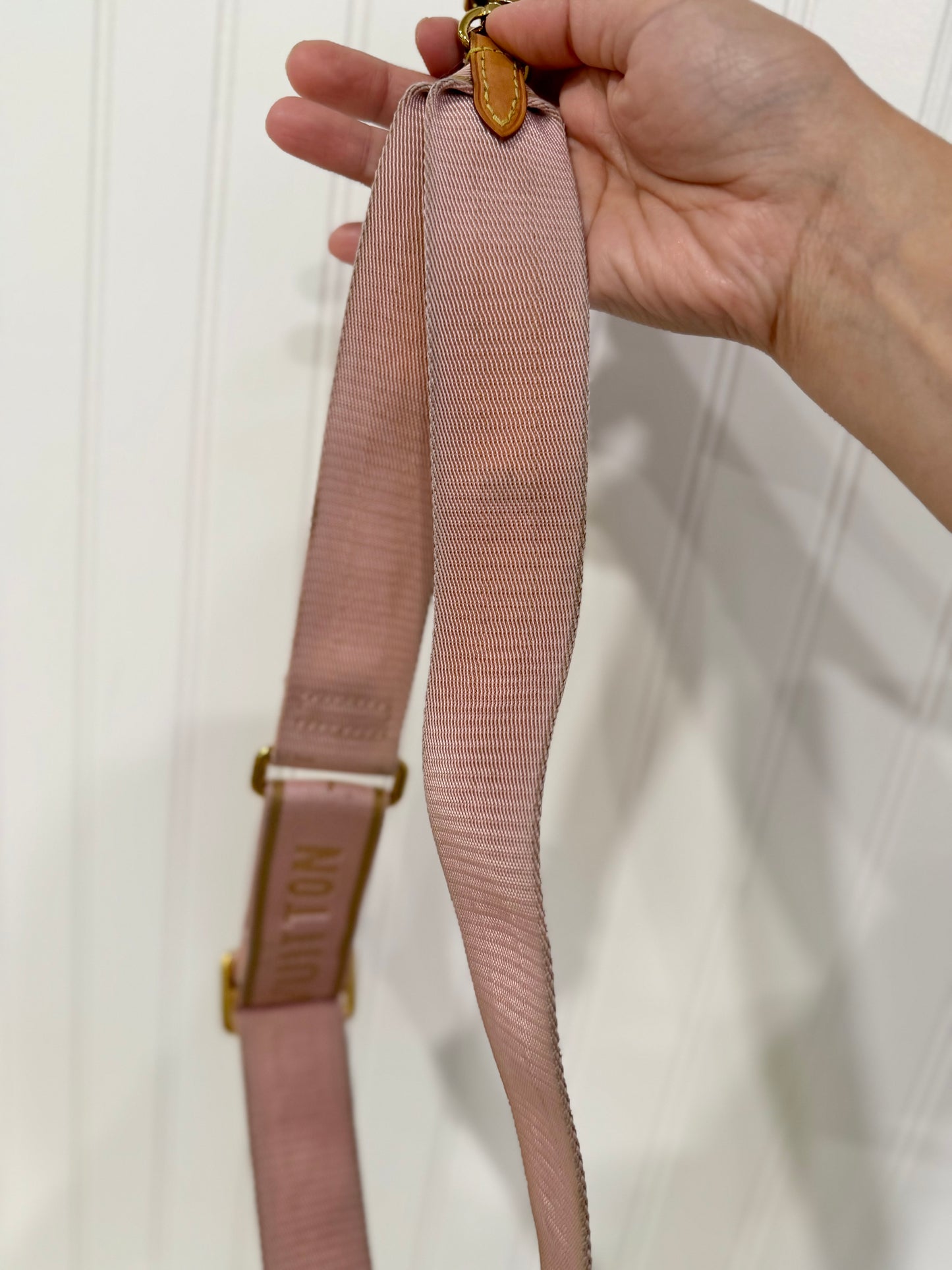 Louis Vuitton Pink/Rose Adjustable Jacquard Strap