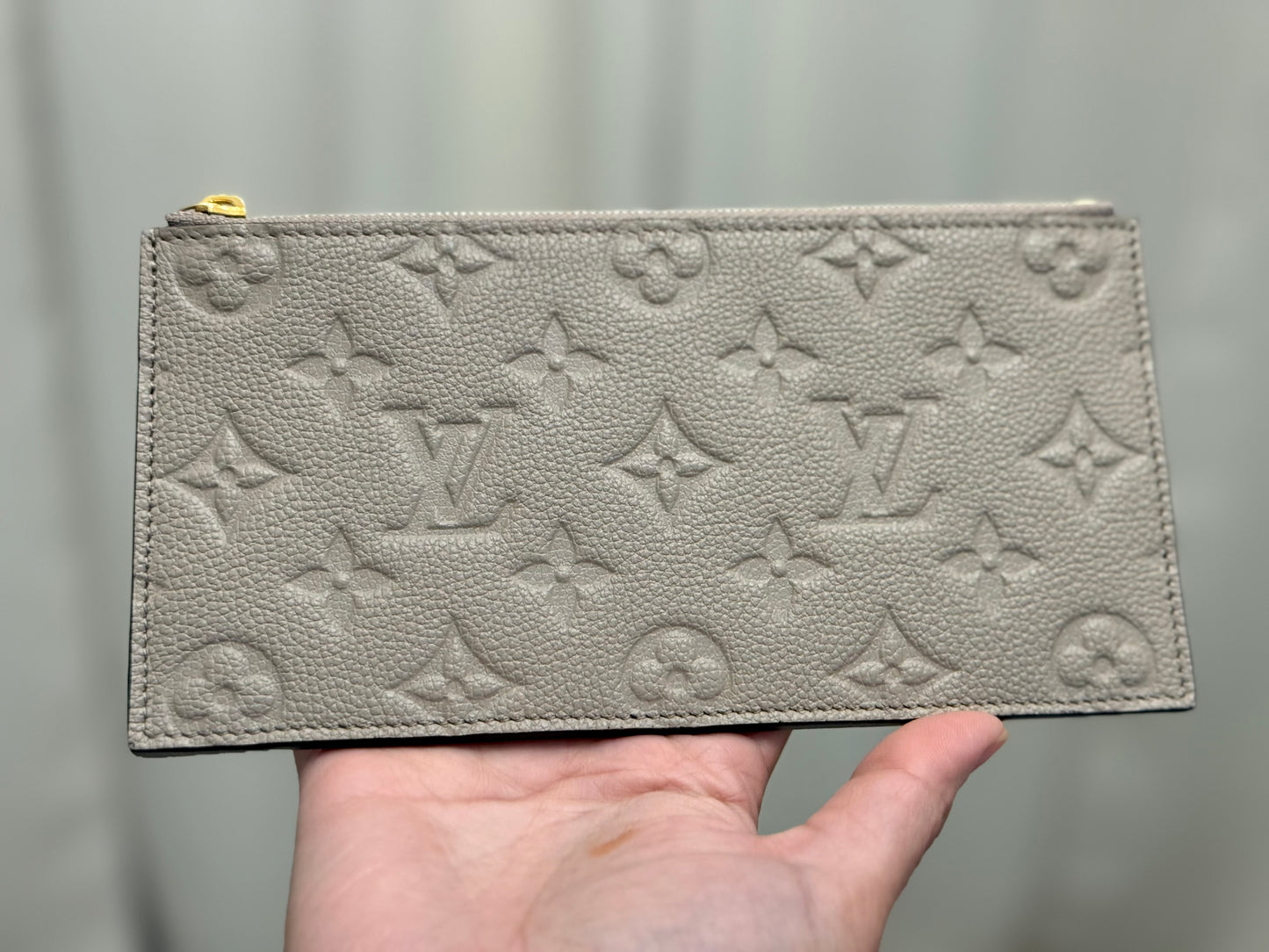Louis Vuitton Felicie Pochette Empreinte Turtledove Full Set