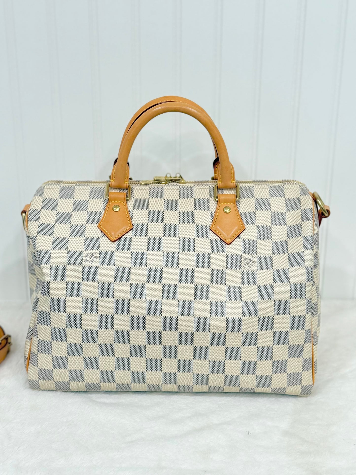 Louis Vuitton Speedy 30 Bandouliere Damier Azur