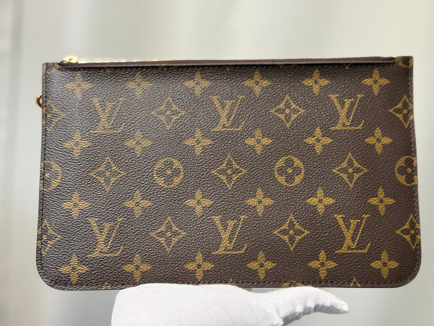 Louis Vuitton Neverfull Mono Pouch Fuchsia