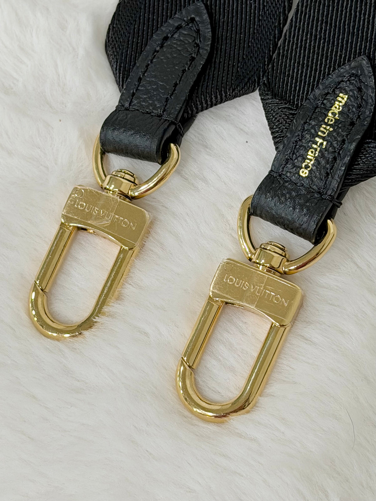 Louis Vuitton Black Jacquard Adjustable Bandouliere Strap J02553