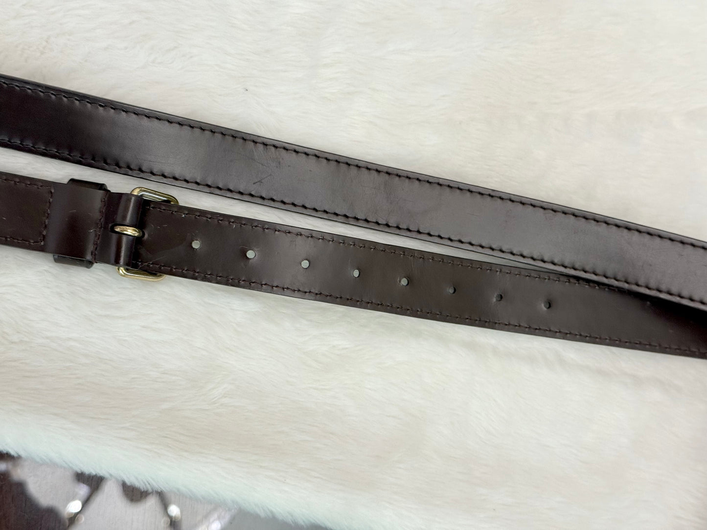 Louis Vuitton Keepall Brown Bandouliere/Crossbody Leather Strap