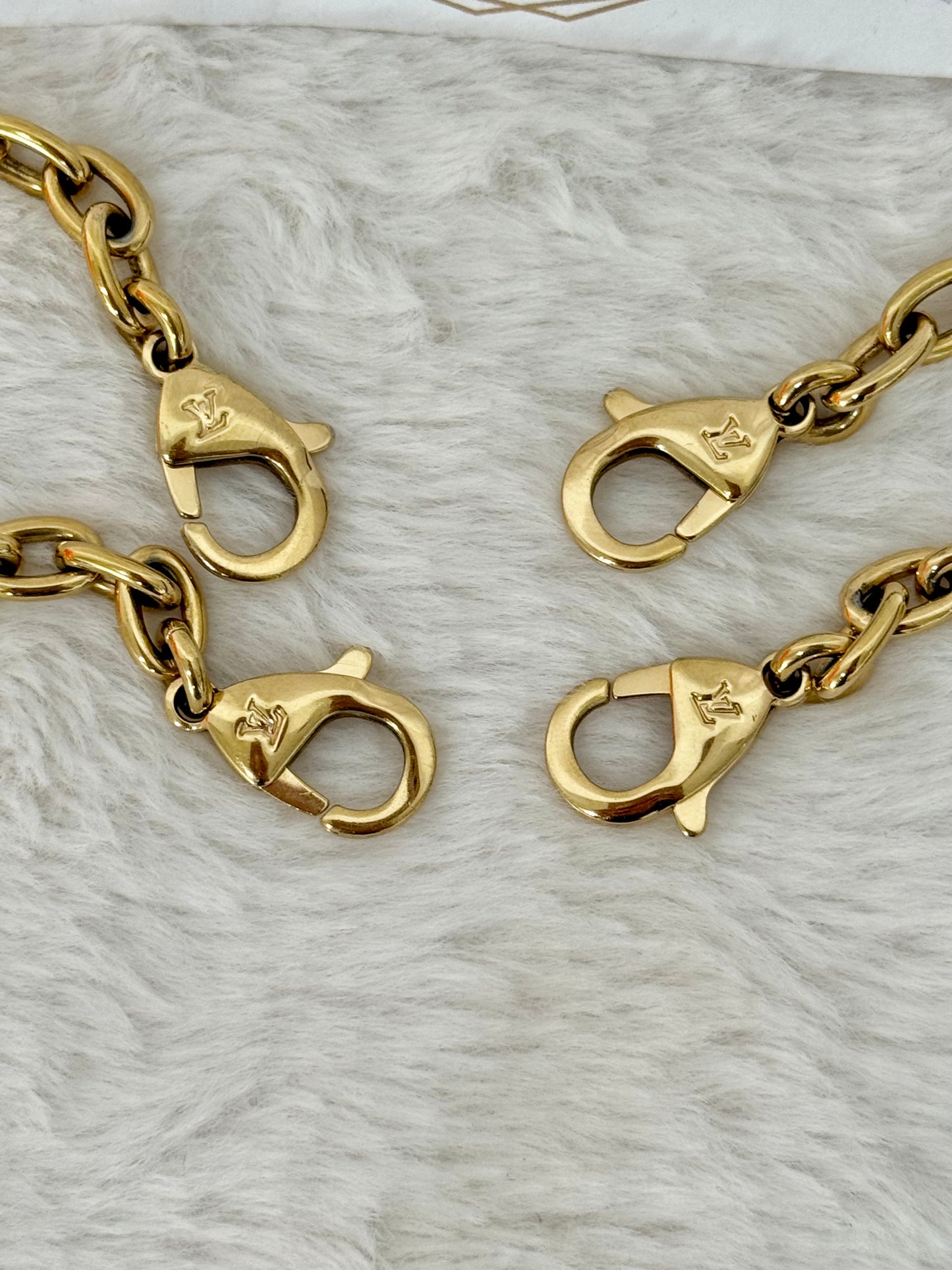 Louis Vuitton Metal Chain Straps from Pochette Camille