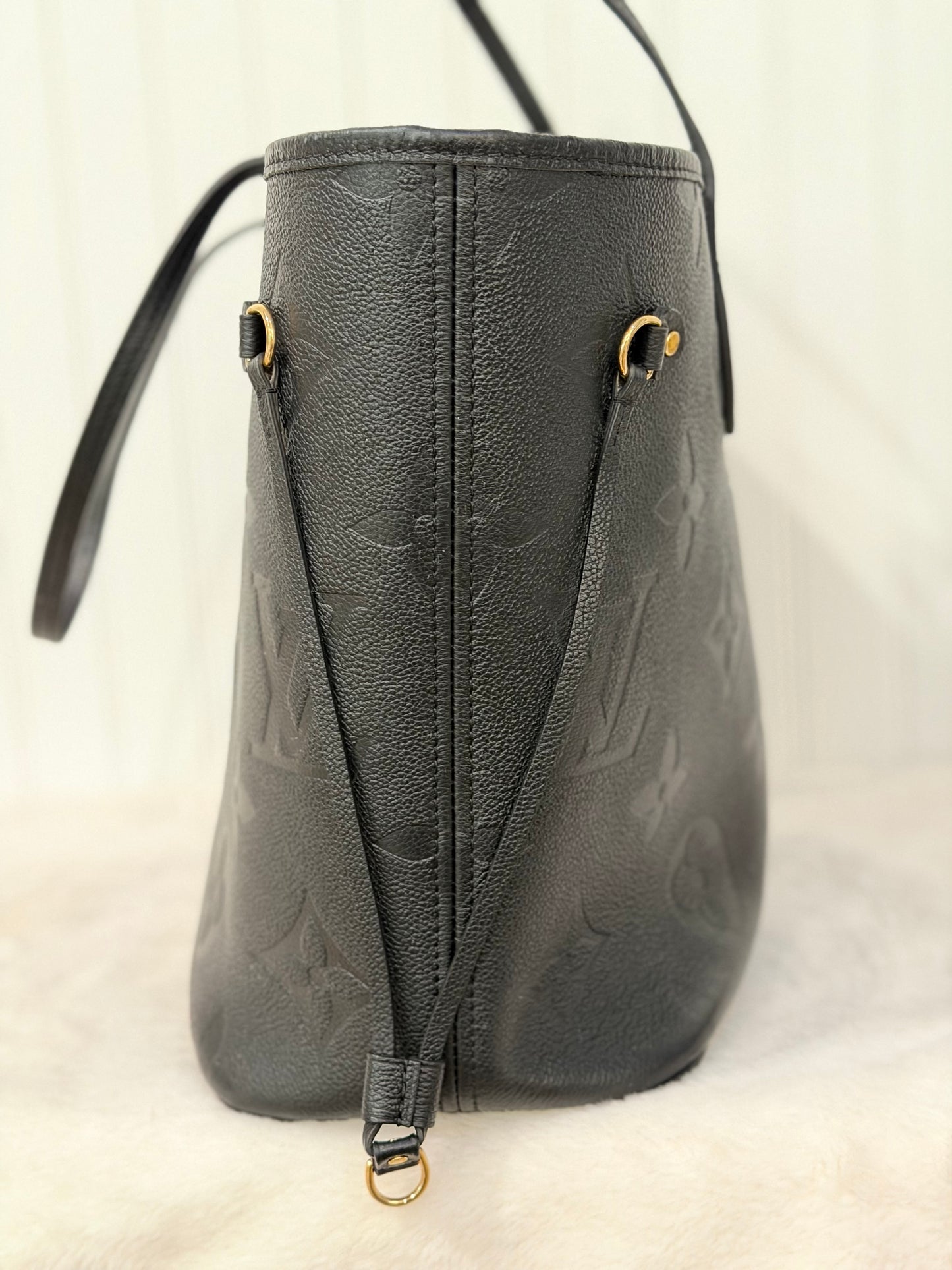 Louis Vuitton Neverfull Mono Giant Empreinte Black