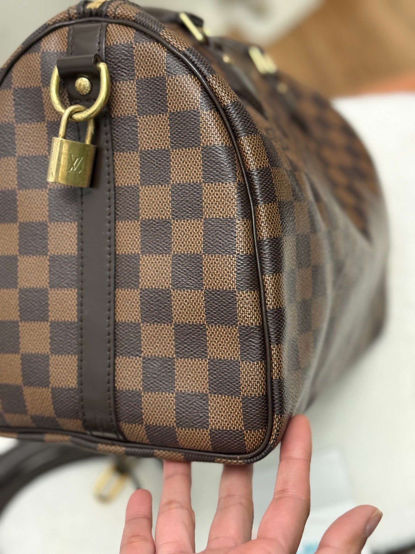 Louis Vuitton Speedy 30 Bandouliere Damier Ebene
