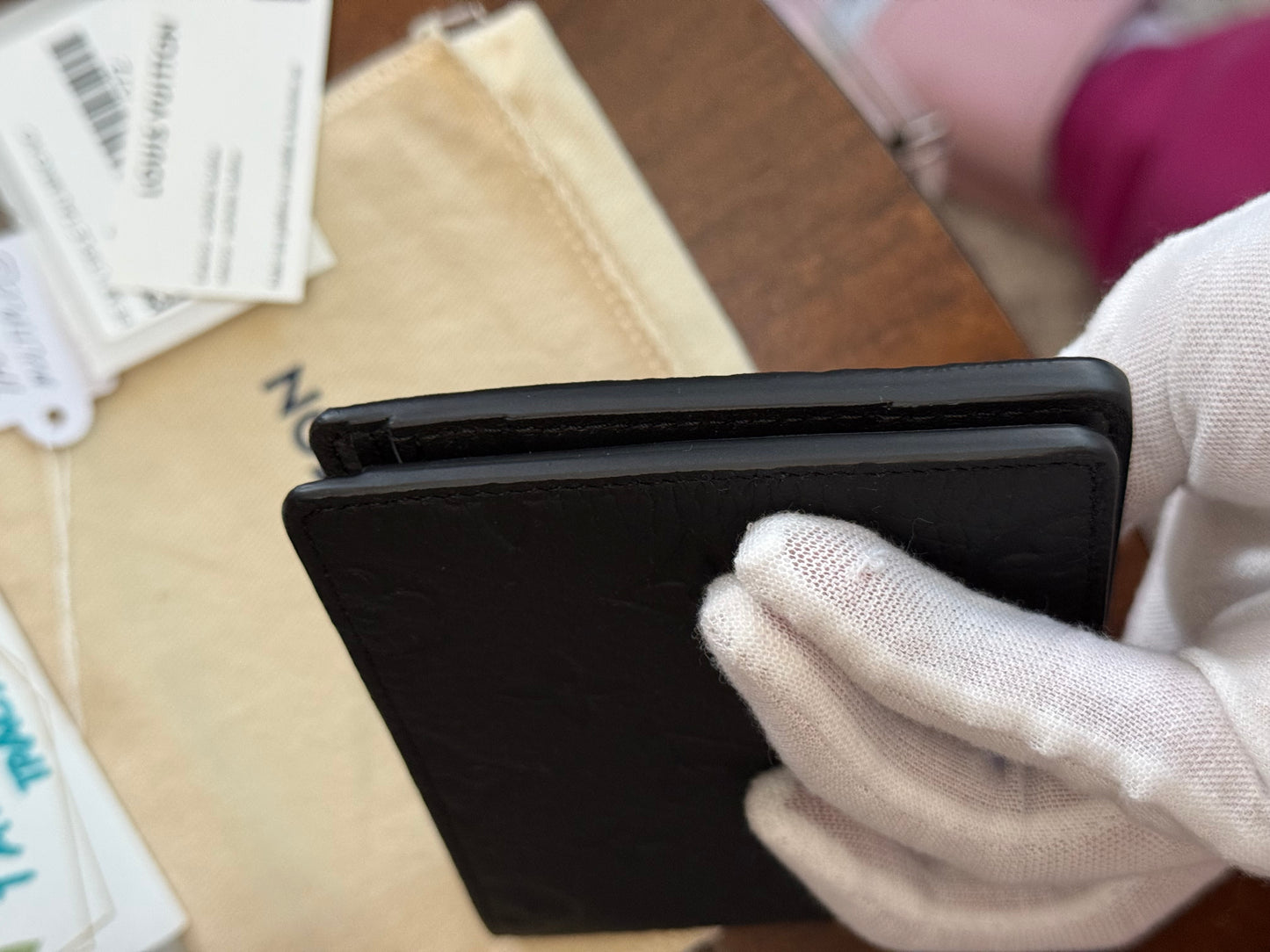 Louis Vuitton Multiple Men’s Wallet in Black Taurillon