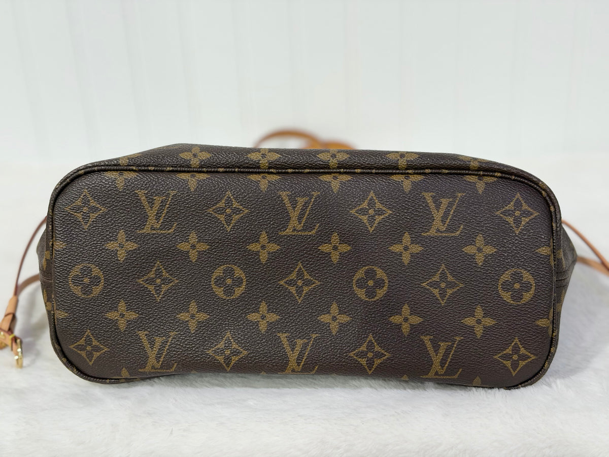 Louis Vuitton Neverfull PM Mono Fuchsia FULL SET