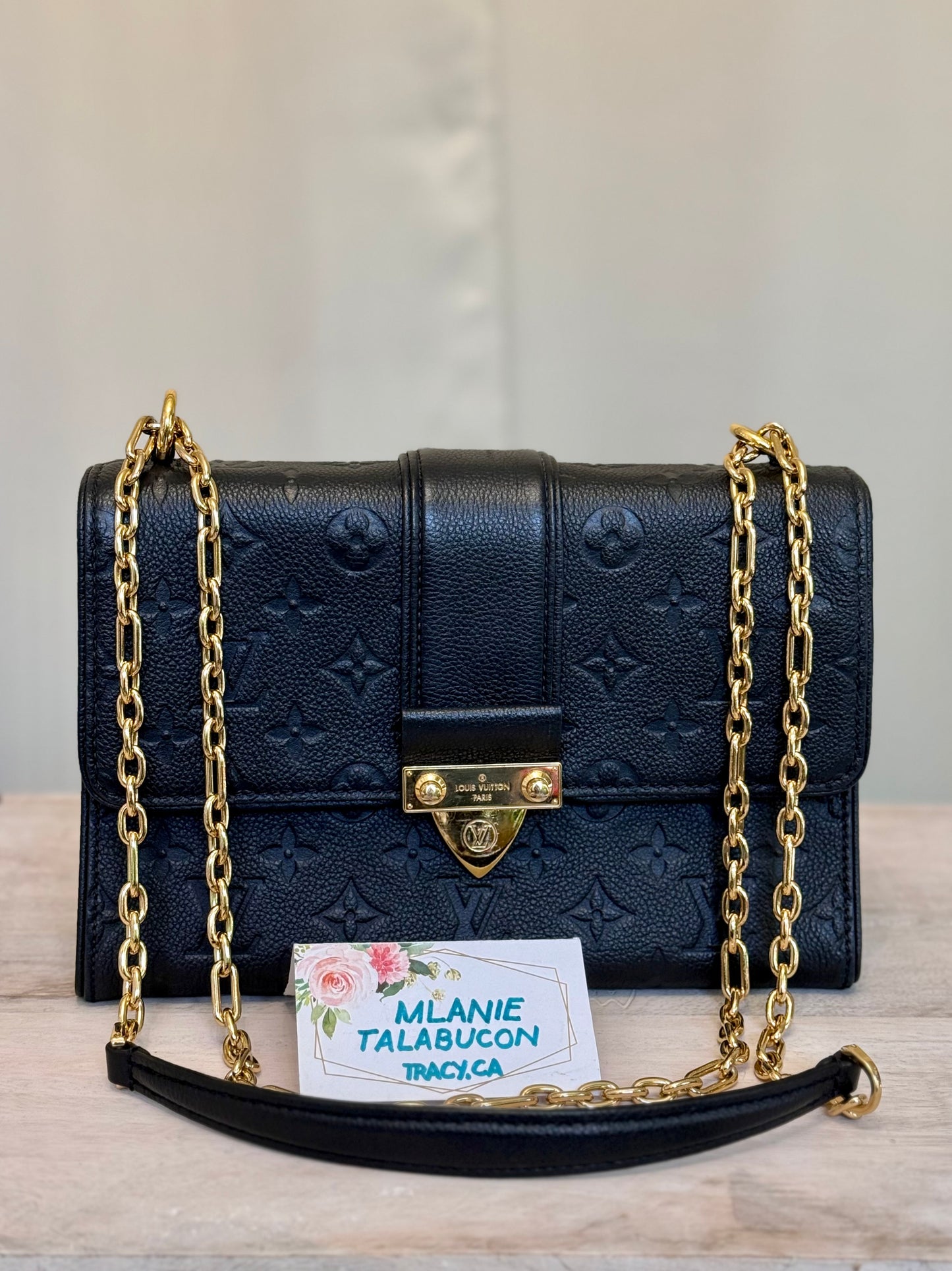 Louis Vuitton Saint Sulpice PM Mono Empreinte Noir/Black