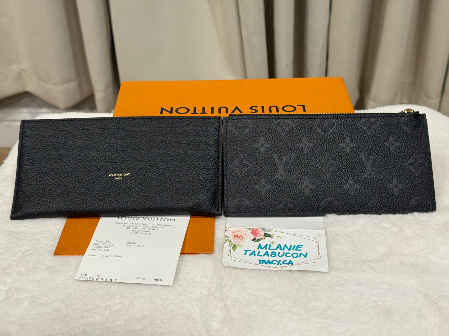 Louis Vuitton Felicie Pochette in Mono Empreinte Noir/Black with Inserts (Copy)