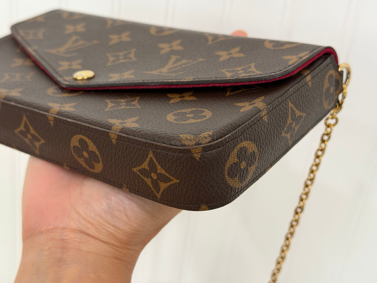 Louis Vuitton Pochette Felicie Mono with inserts FULL SET