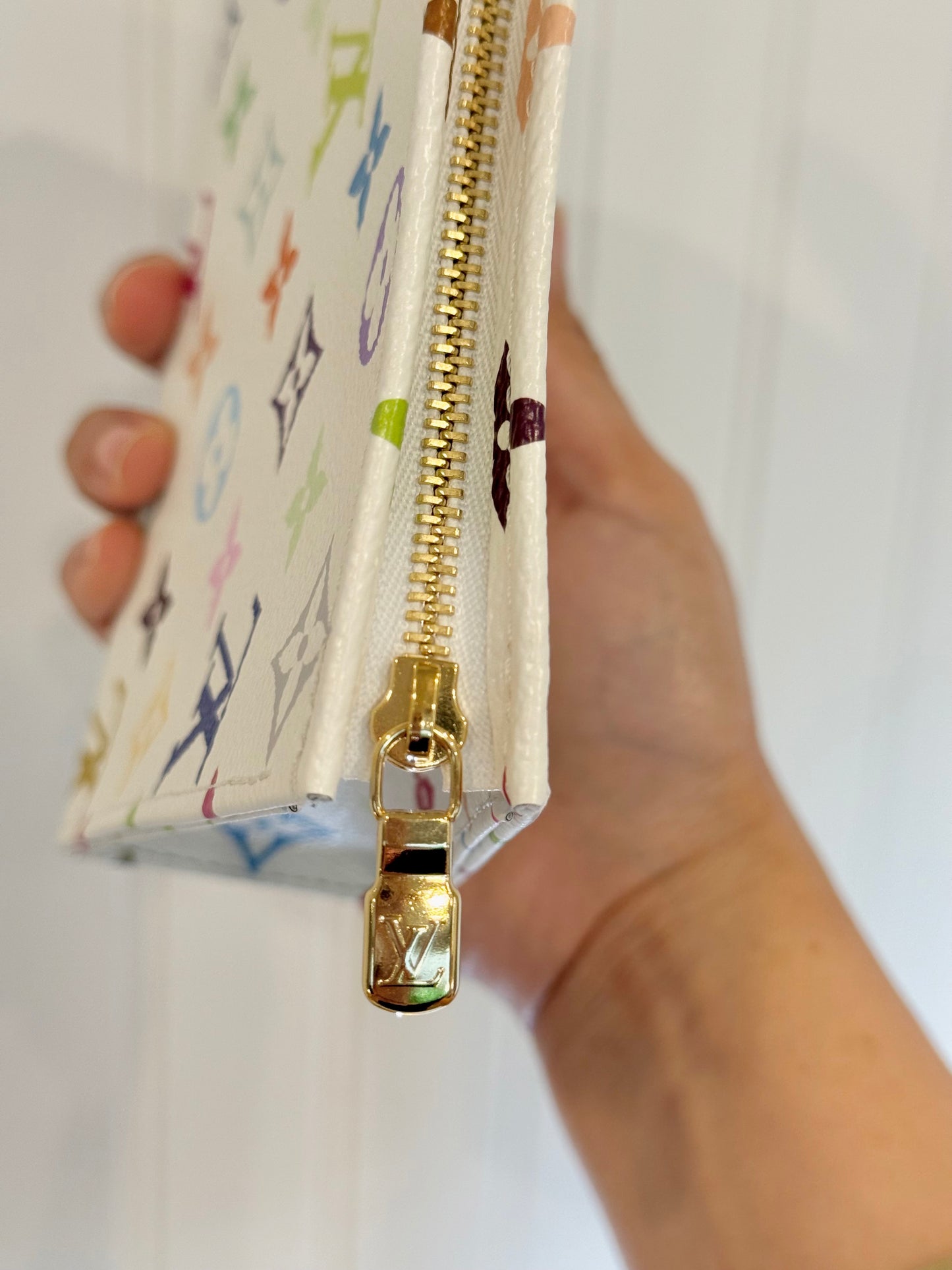 Louis Vuitton Toiletry 19 Takashi Murakami Multicolore Blanc/White