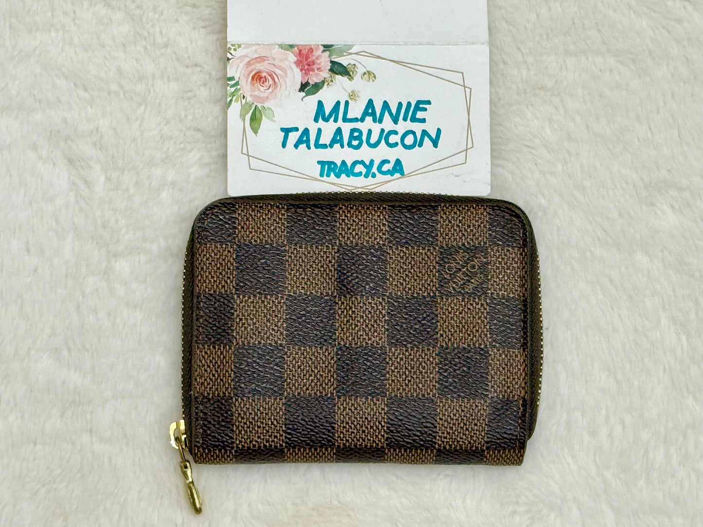 Louis Vuitton Zippy Coin Purse Damier Ebene