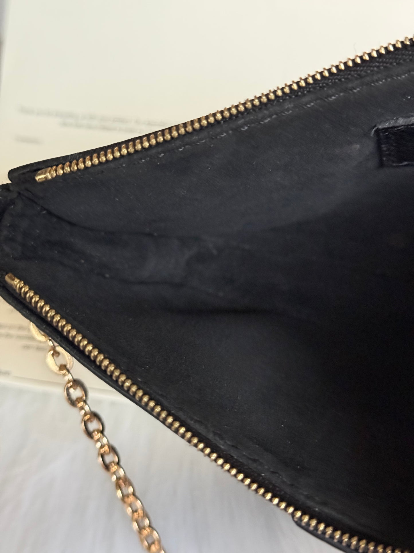 Louis Vuitton Small Pochette Black Empreinte