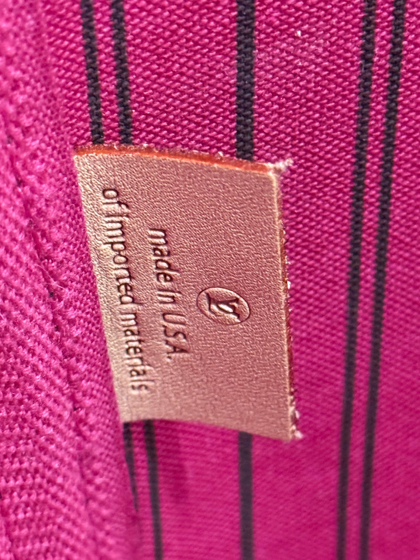 Louis Vuitton Neverfull MM Mono Pivoine Bag Only