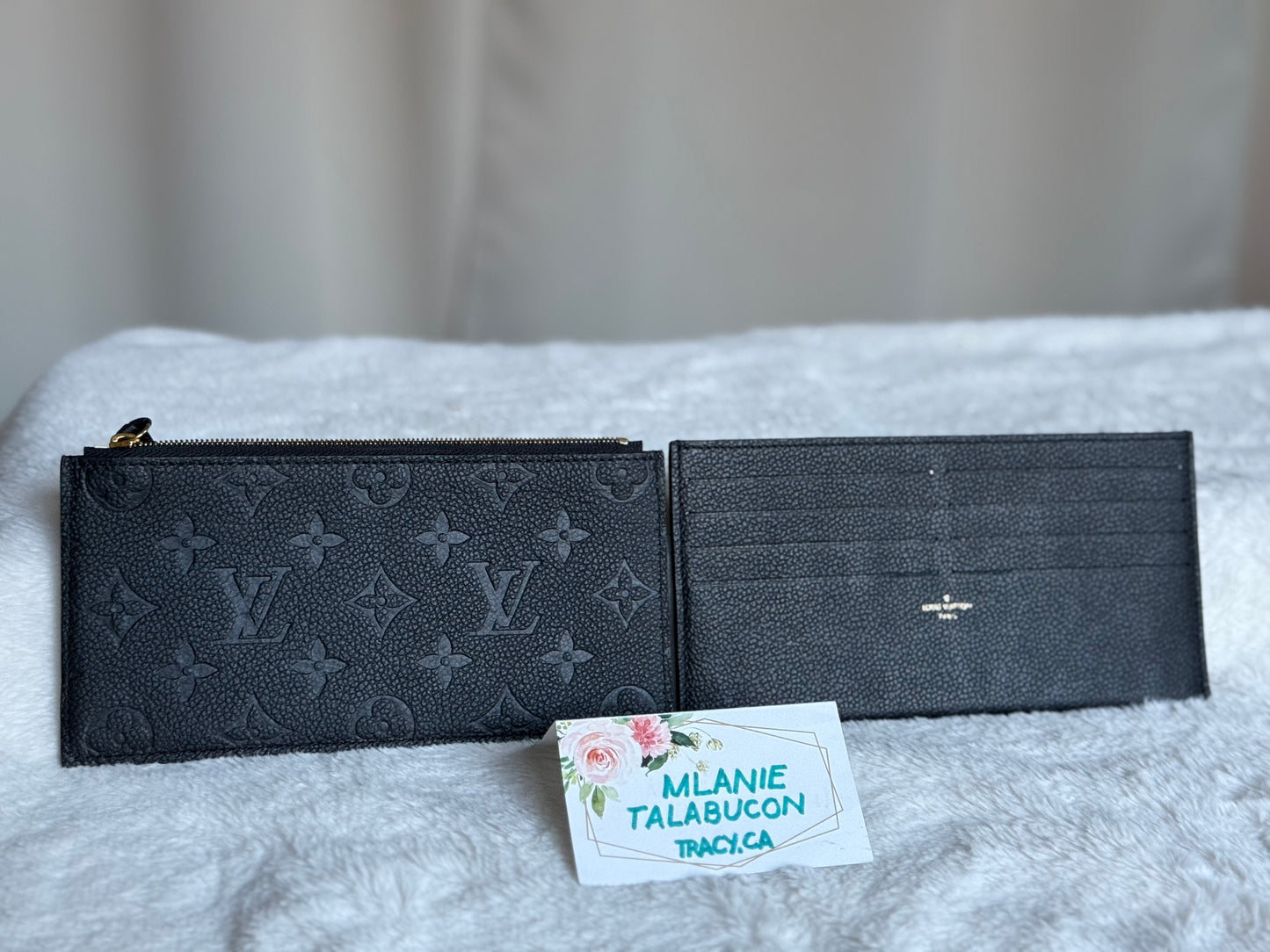 Louis Vuitton Felicie Pochette in Mono Empreinte Noir/Black with Inserts