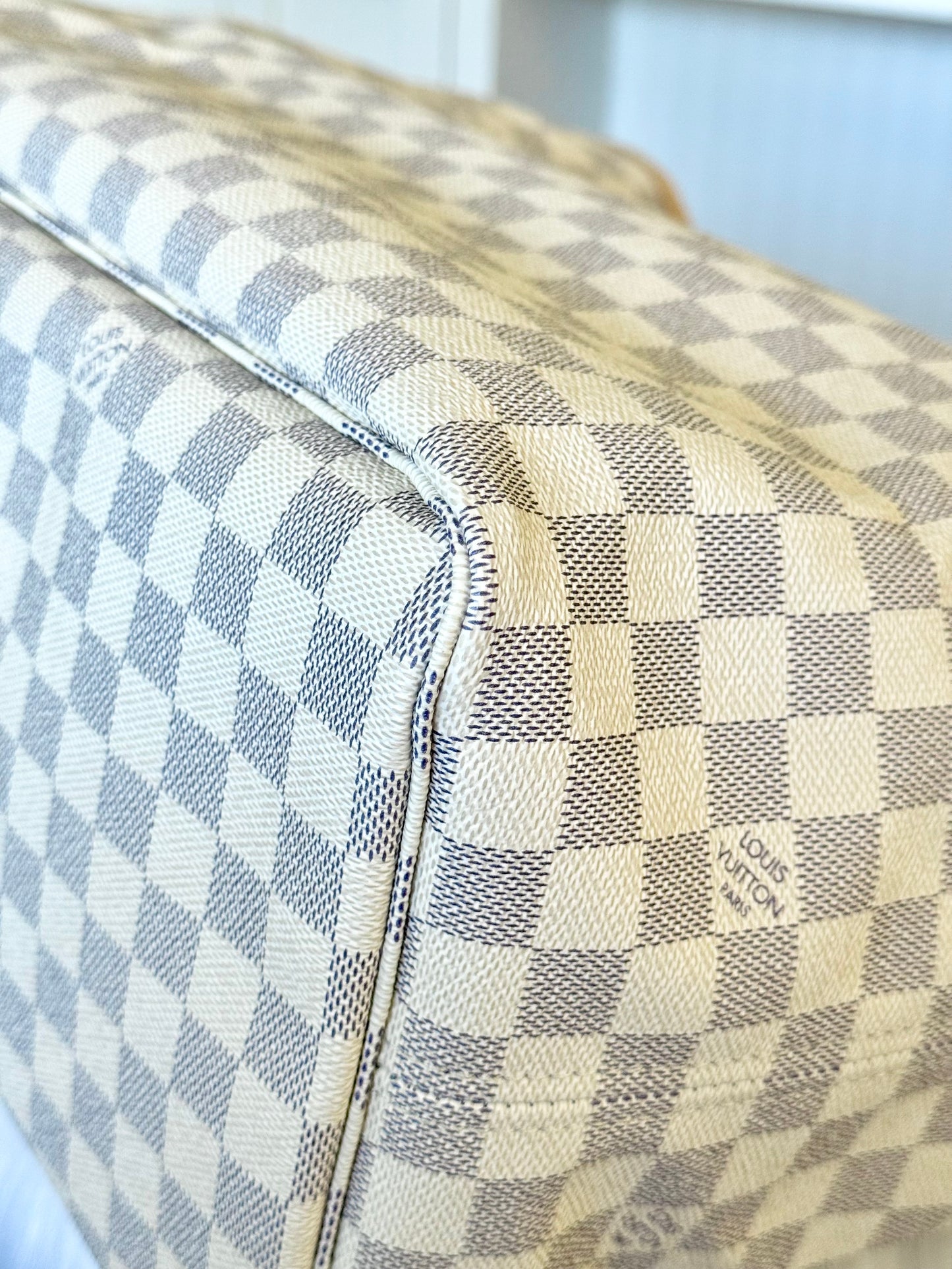 Louis Vuitton Neverfull GM in Damier Azur  Rose Ballerine MINT