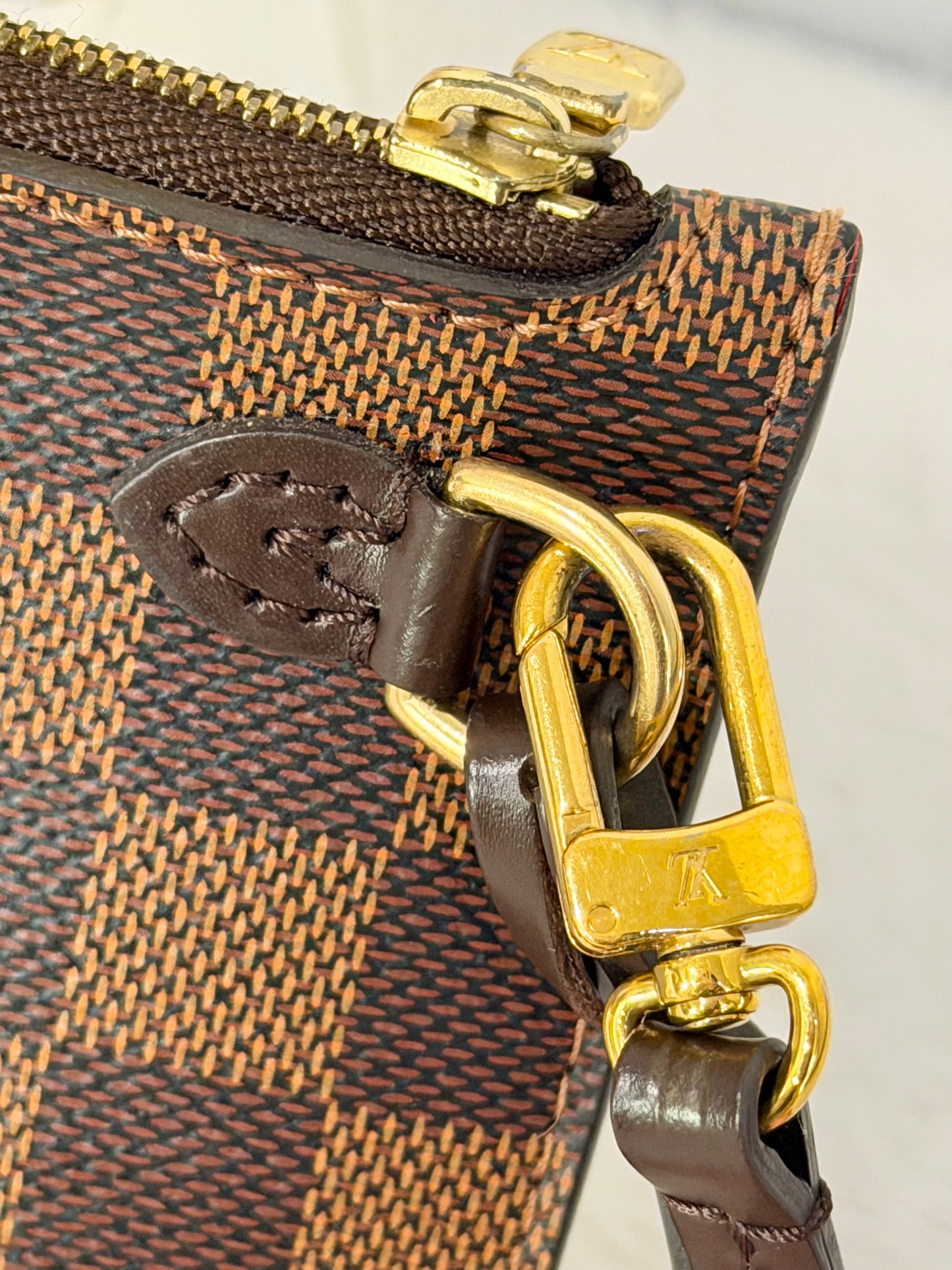 Louis Vuitton Neverfull MM DE Set (Bag and Pouch)