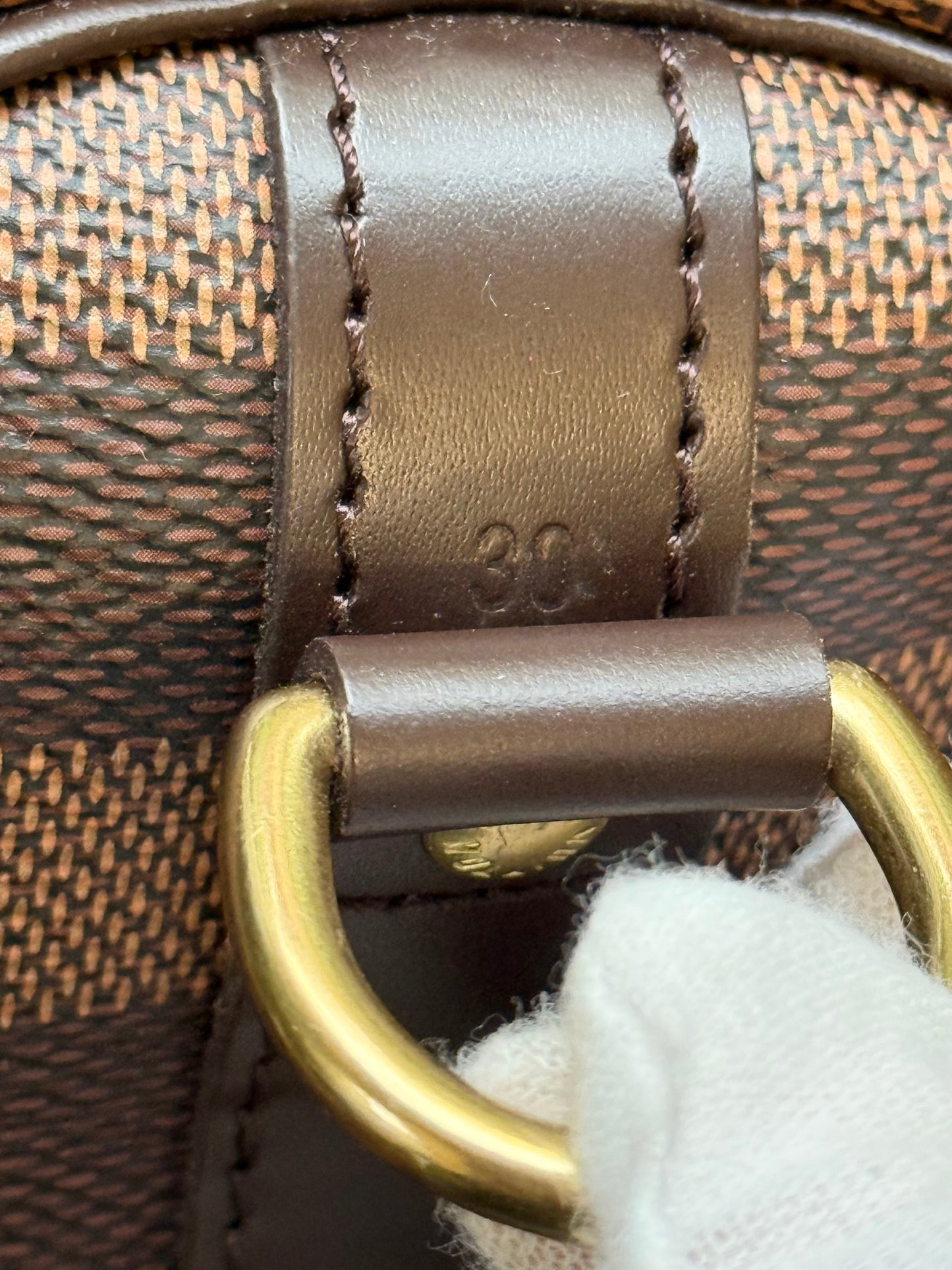 Louis Vuitton Speedy 30 Bandouliere Damier Ebene