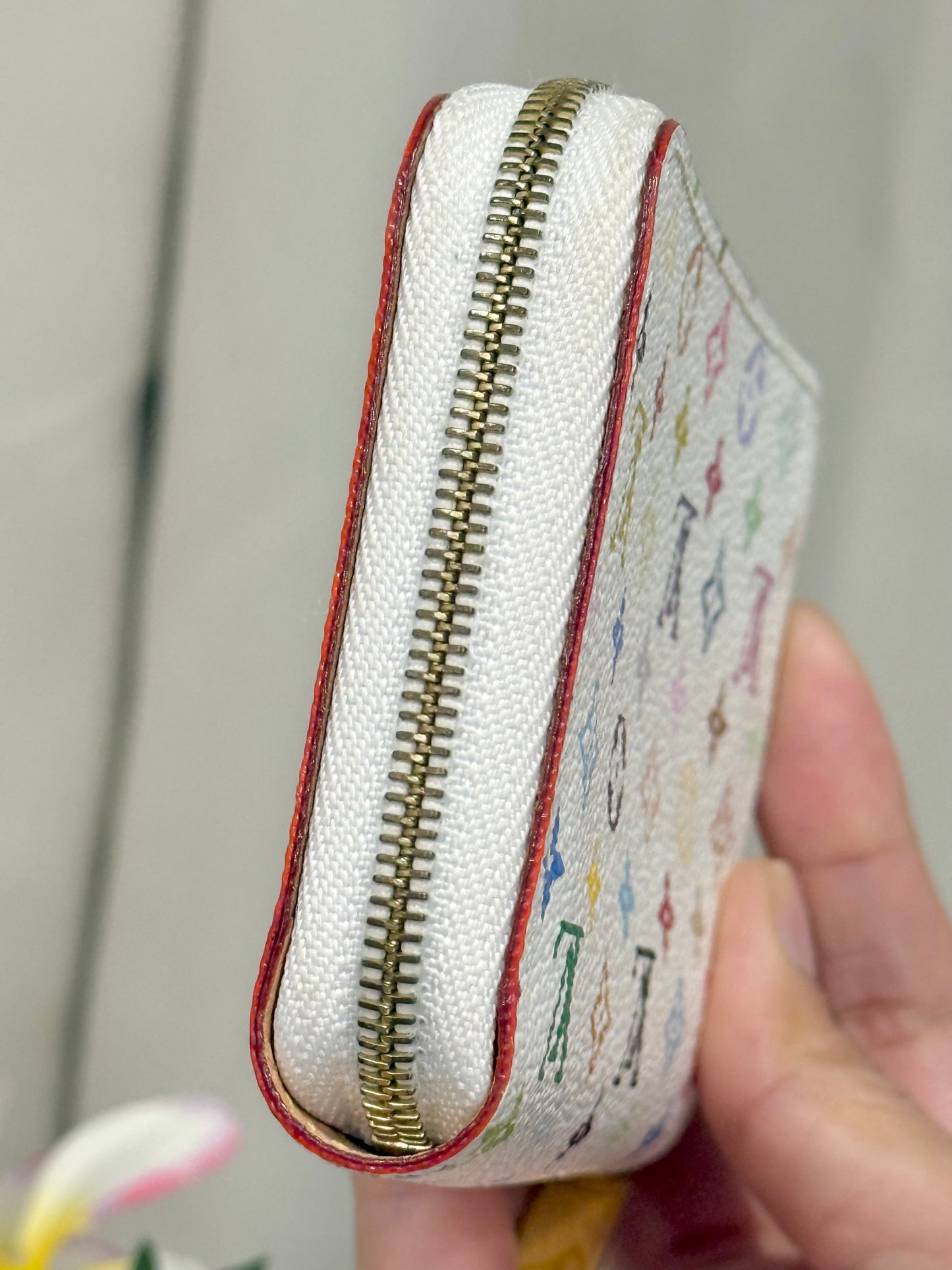 Louis Vuitton Zippy Compact Multicolor White/Blanc