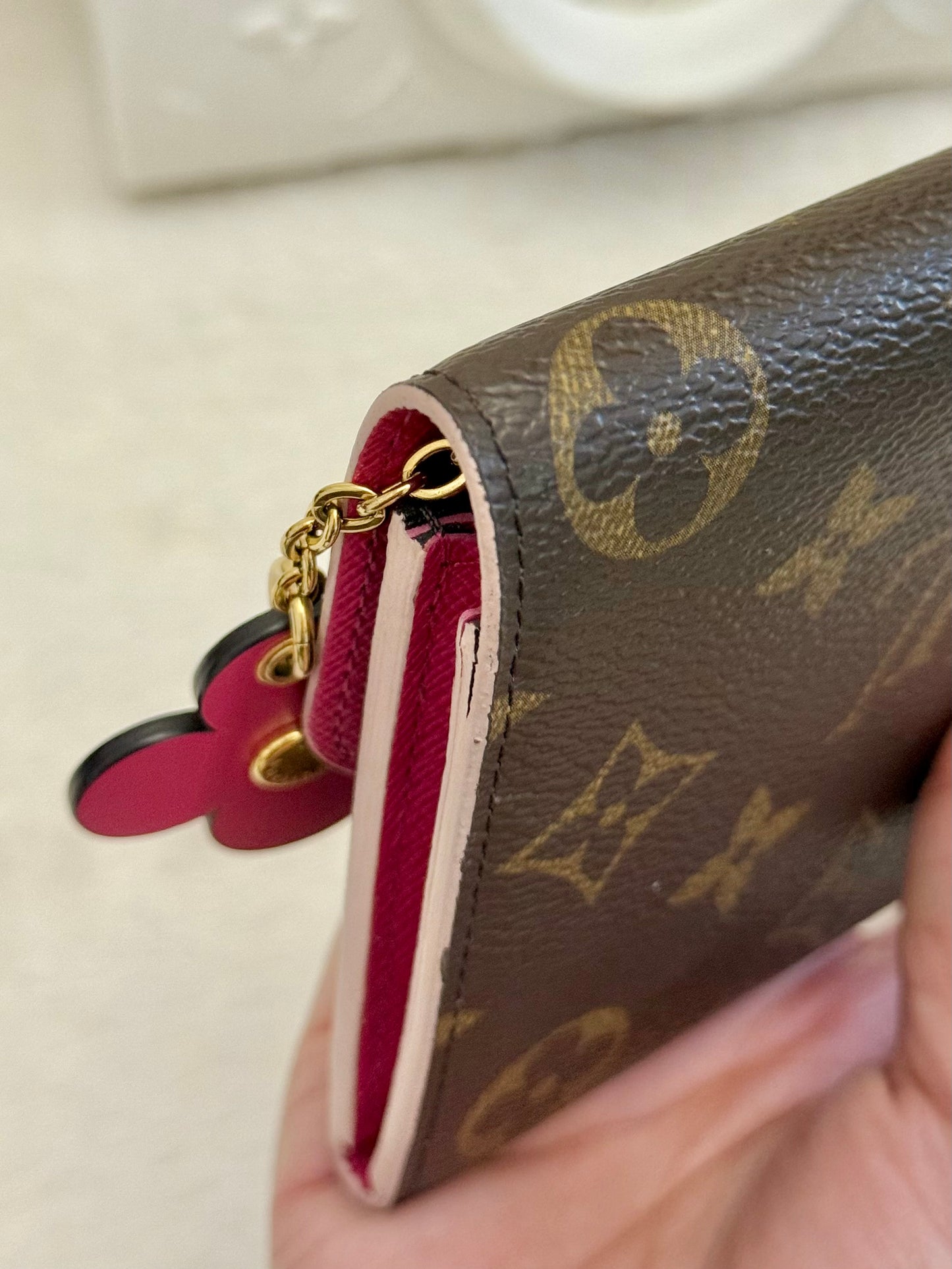 LIMITED EDITION Louis Vuitton Emilie Blooms Flower Wallet