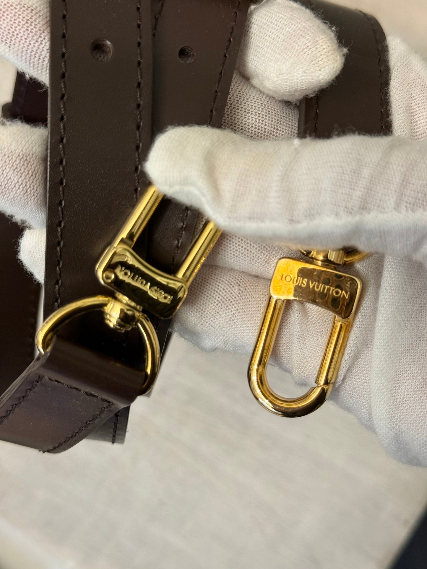 Louis Vuitton Speedy 30 Bandouliere Damier Ebene