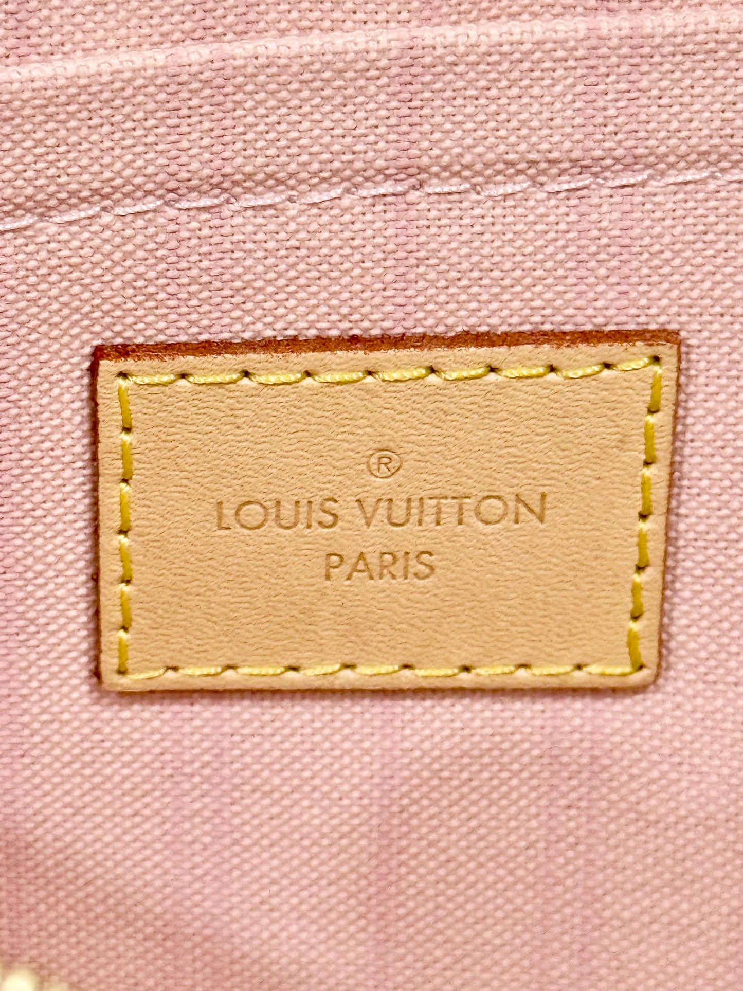 Louis Vuitton Neverfull MM/GM Damier Azur Rose Ballerine Pouch