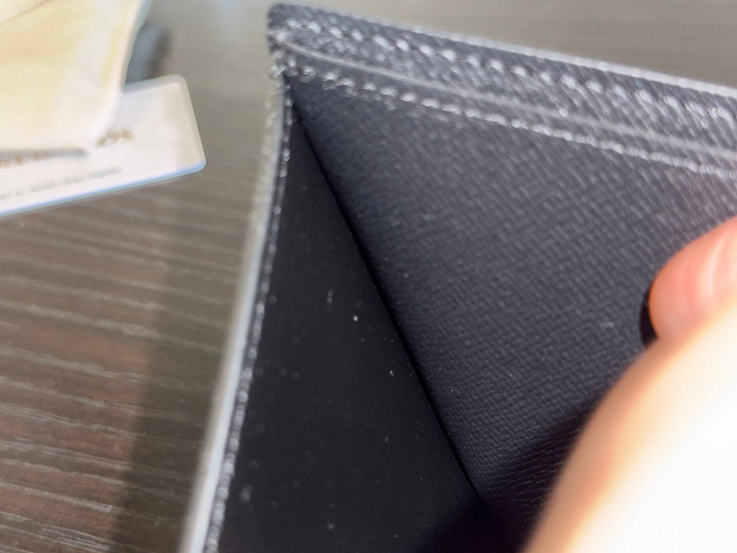 Louis Vuitton Multiple Wallet in Taiga Noir Silver HW