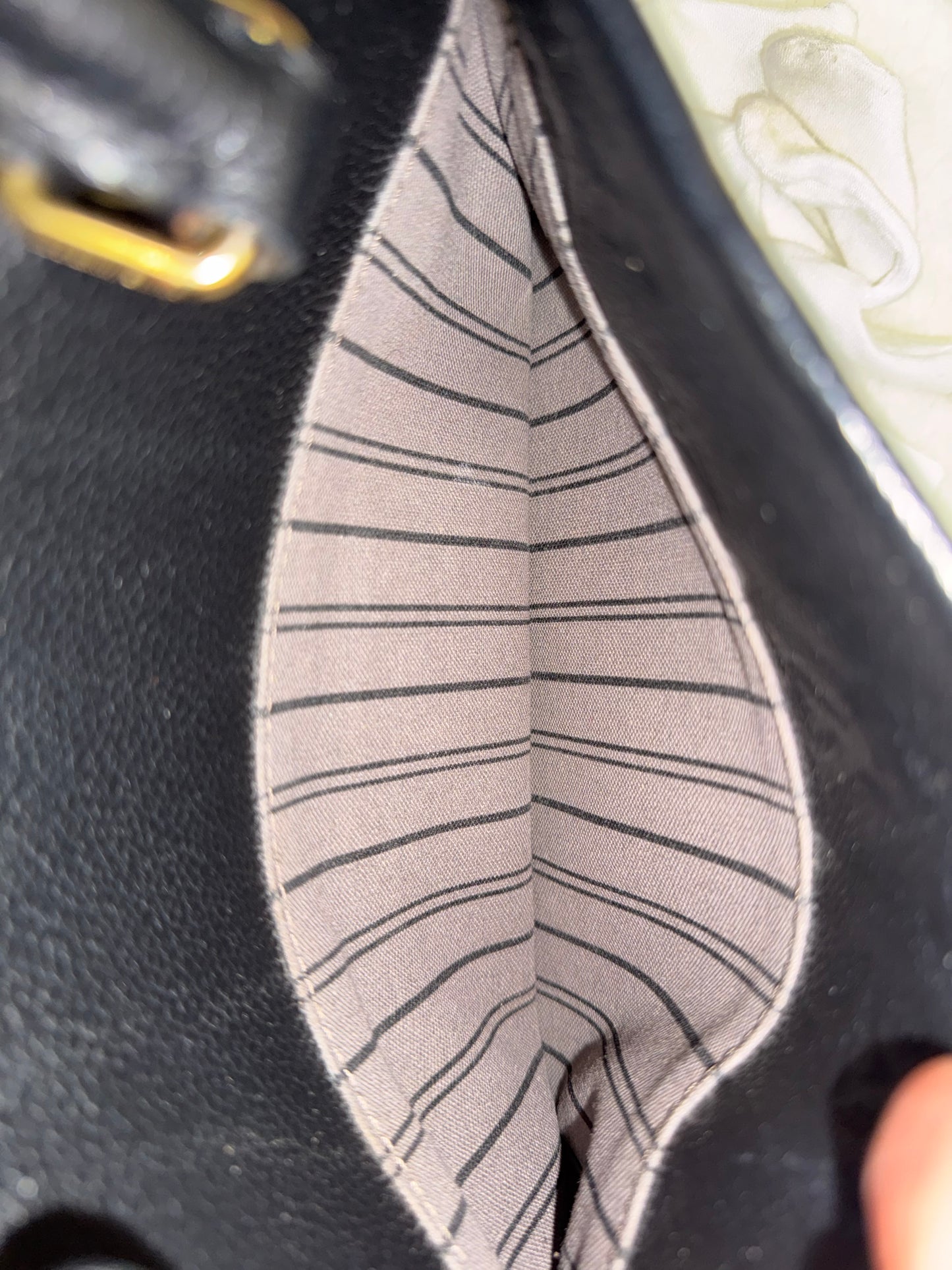 Louis Vuitton Speedy 25 Bandouliere Mono Empreinte Black/Noir