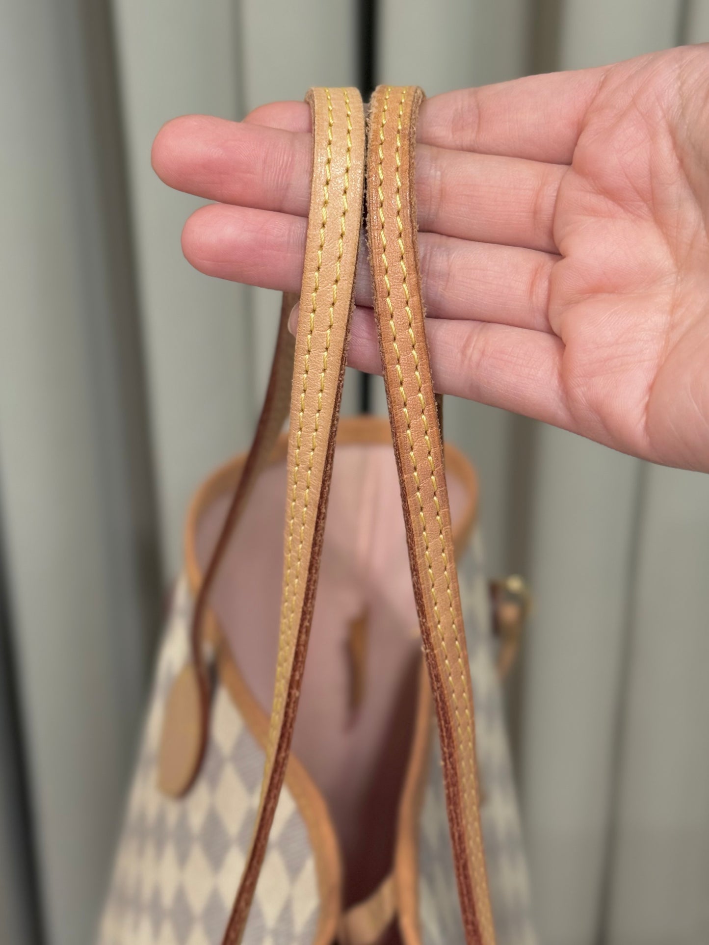 Louis Vuitton Neverfull MM Damier Azur Rose Ballerine
