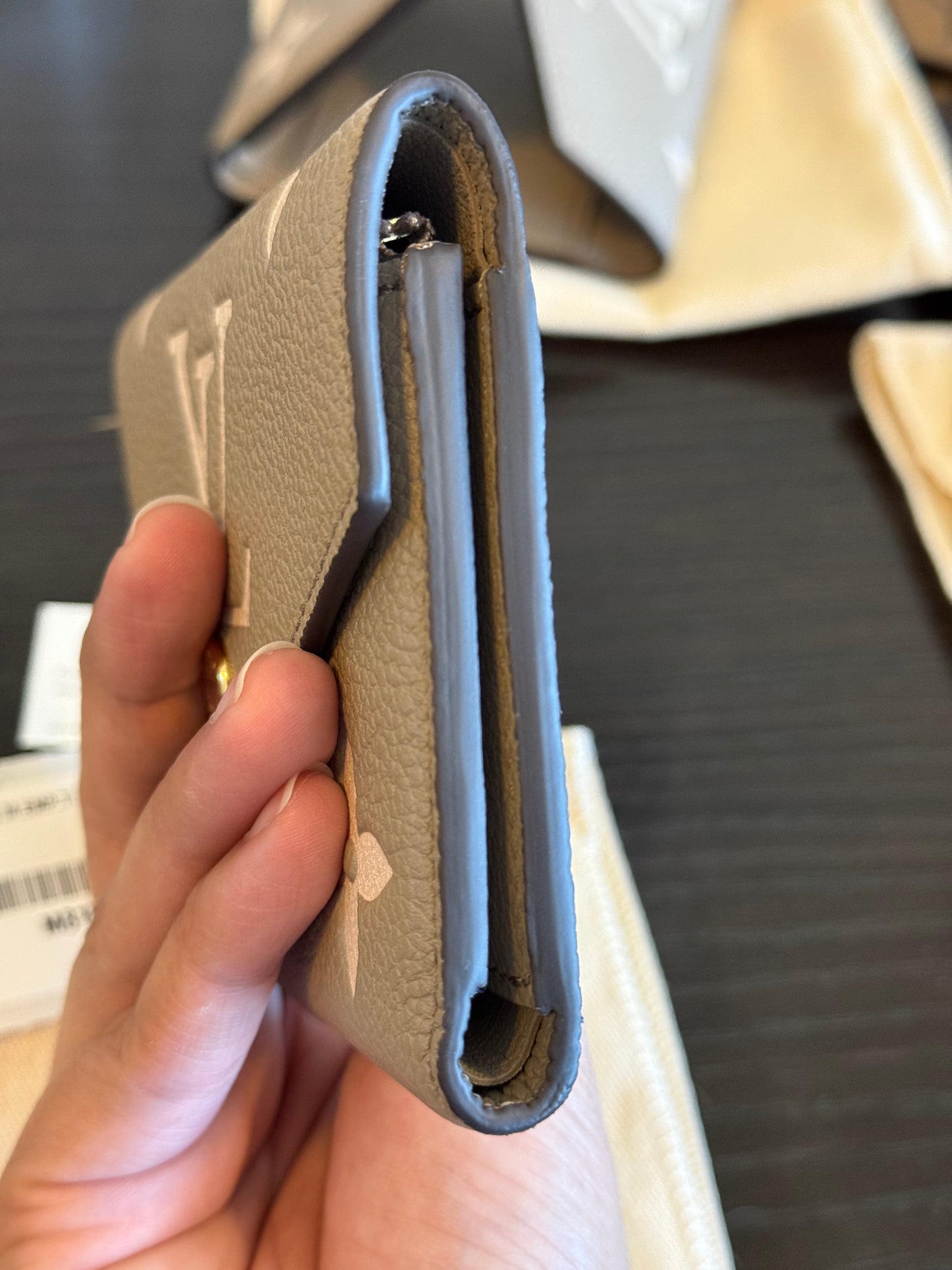 Louis Vuitton Victorine Bicolor Dove/Creme